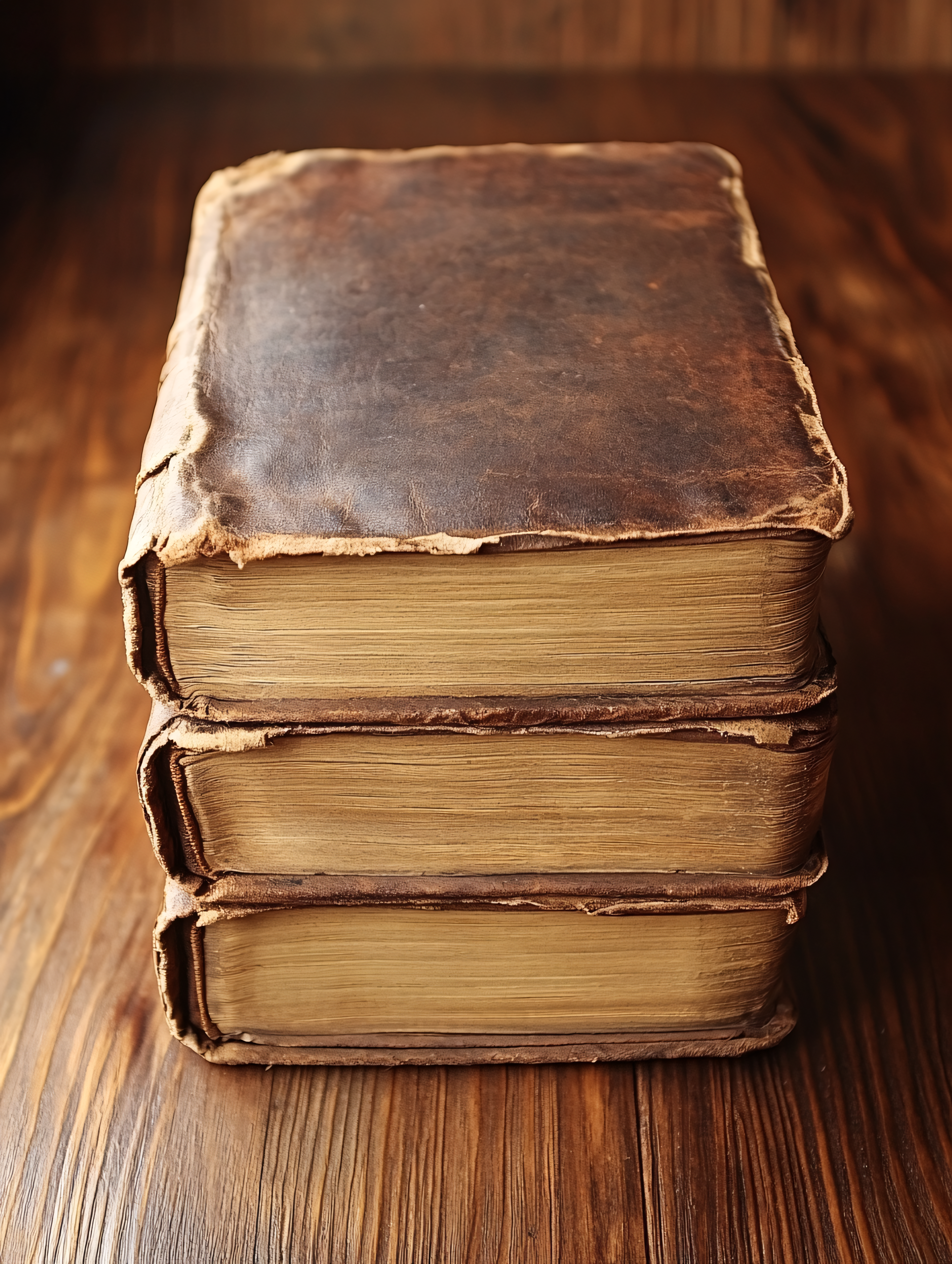 Stack Of Aged Books