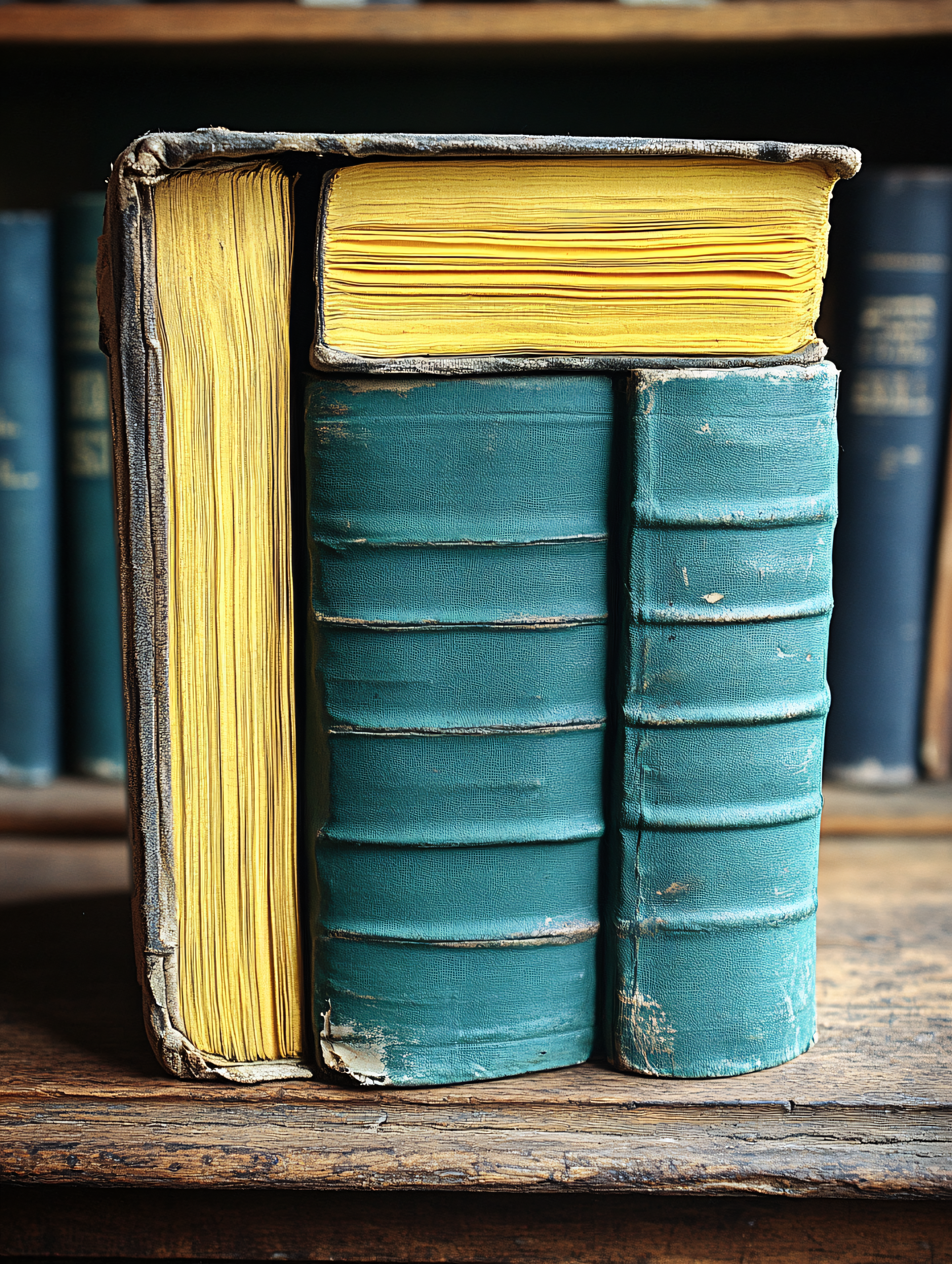 Stack Of Antique Books