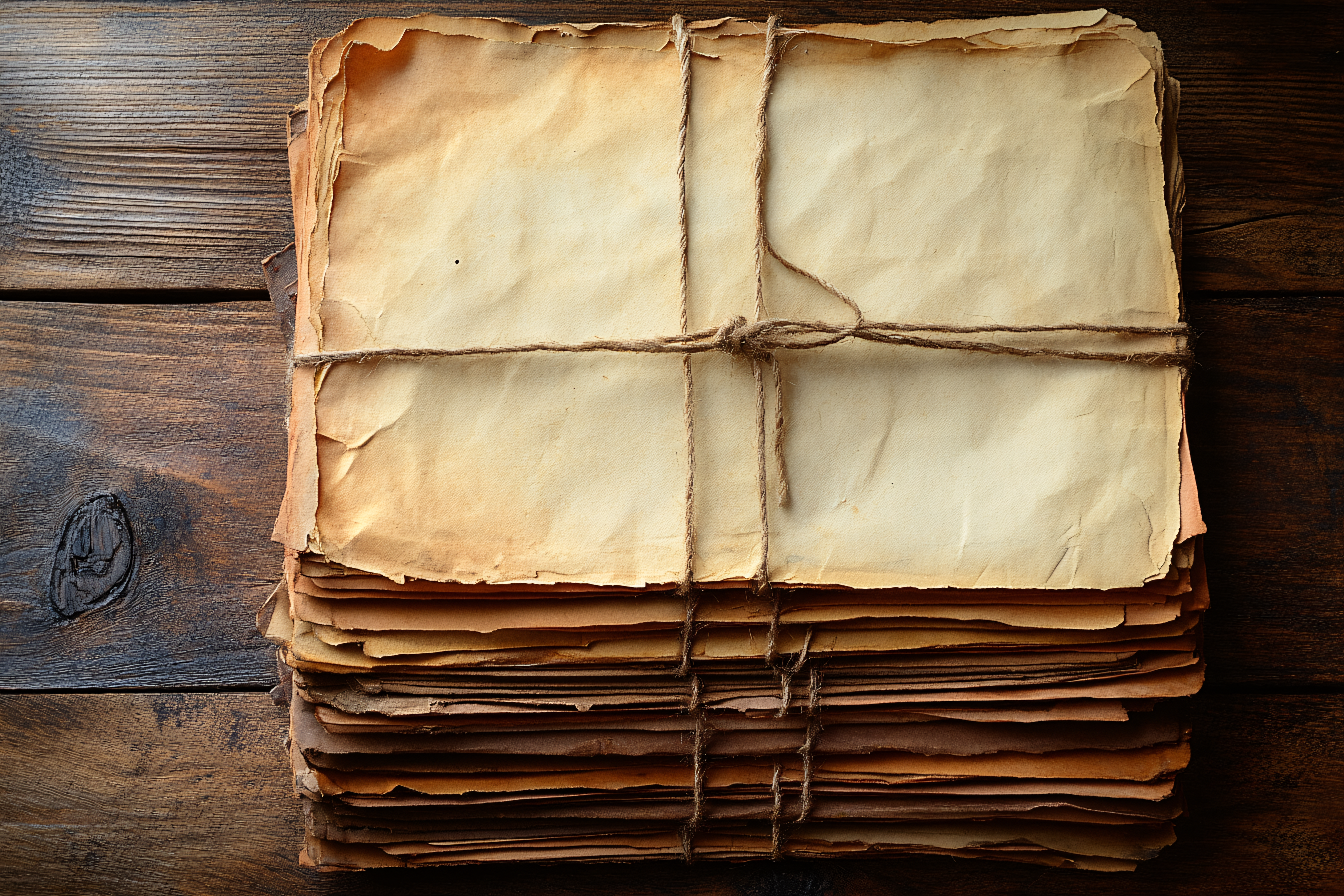 Stack of Antique Papers