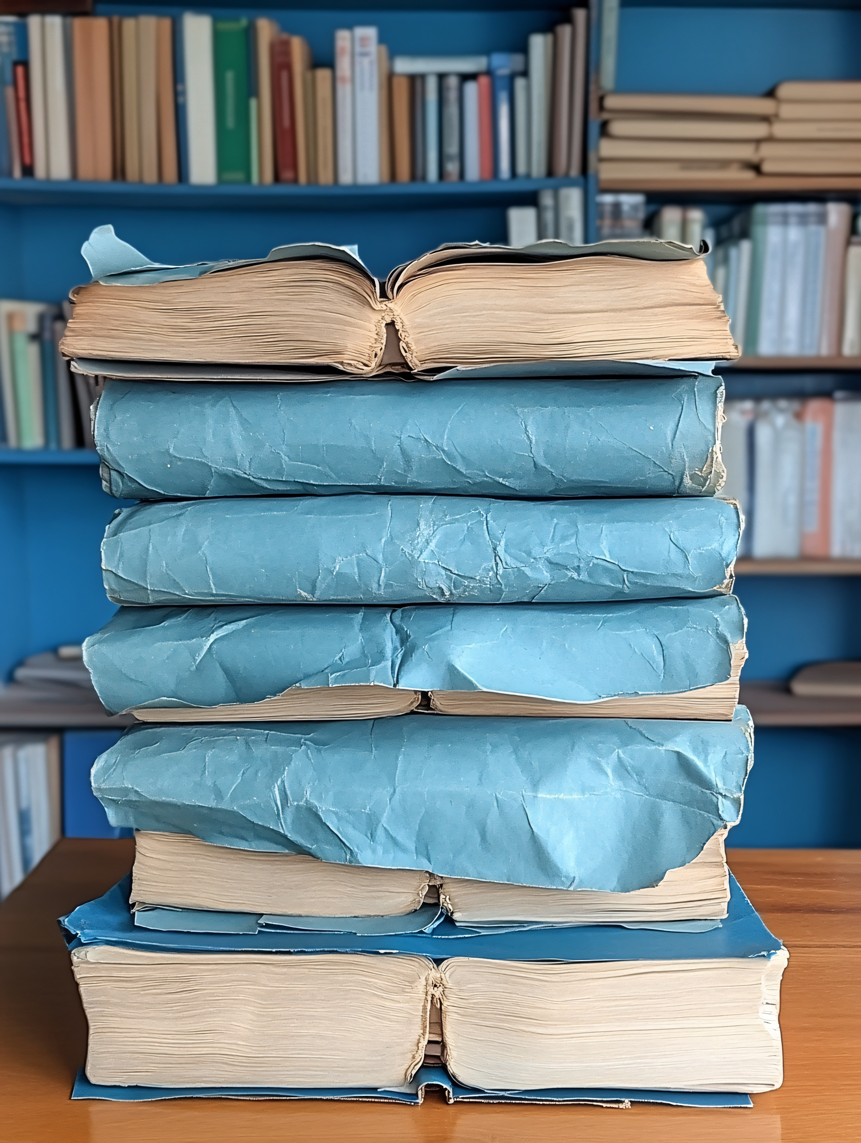 Stack Of Old Books