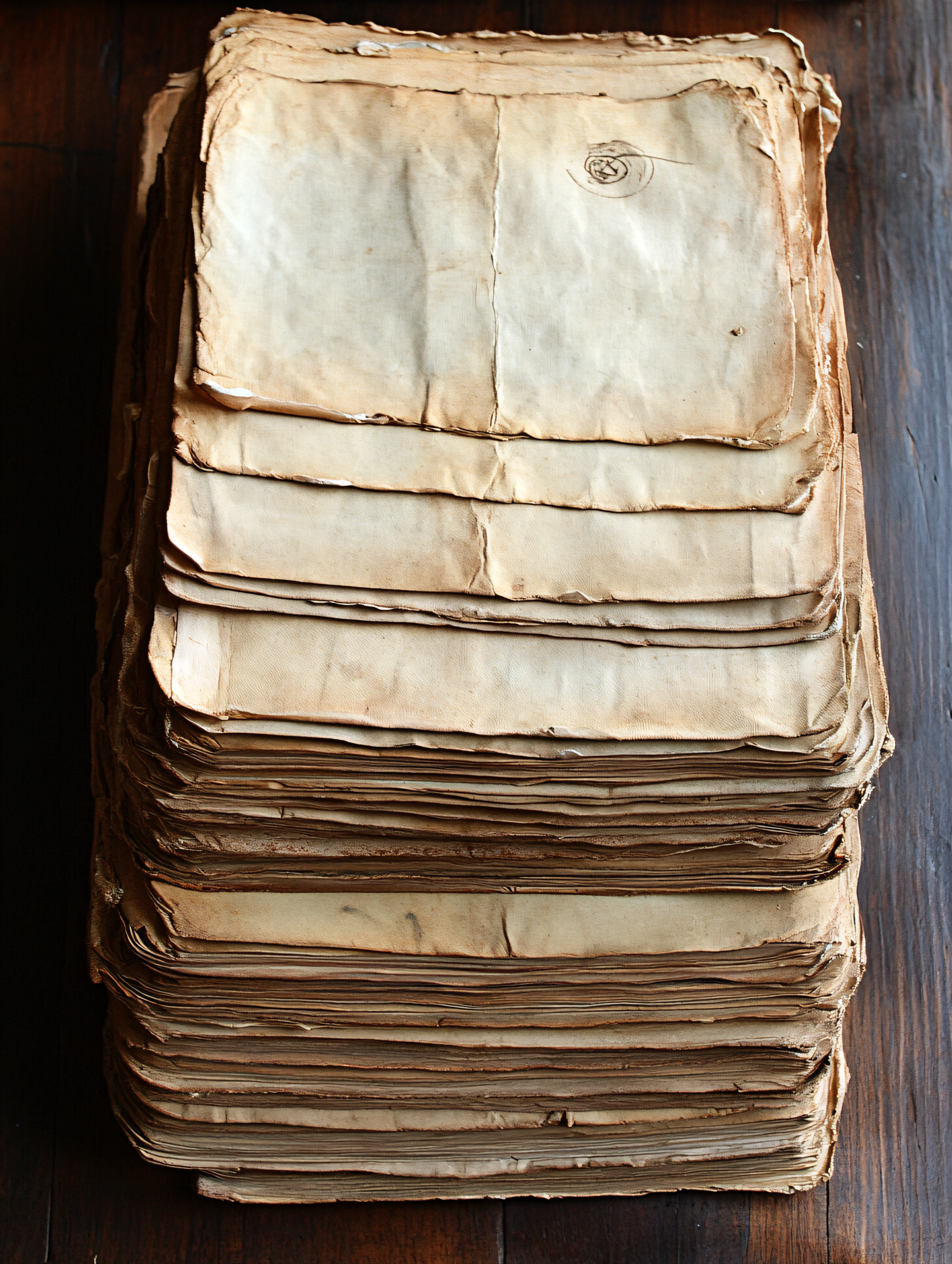Stack Of Old Papers