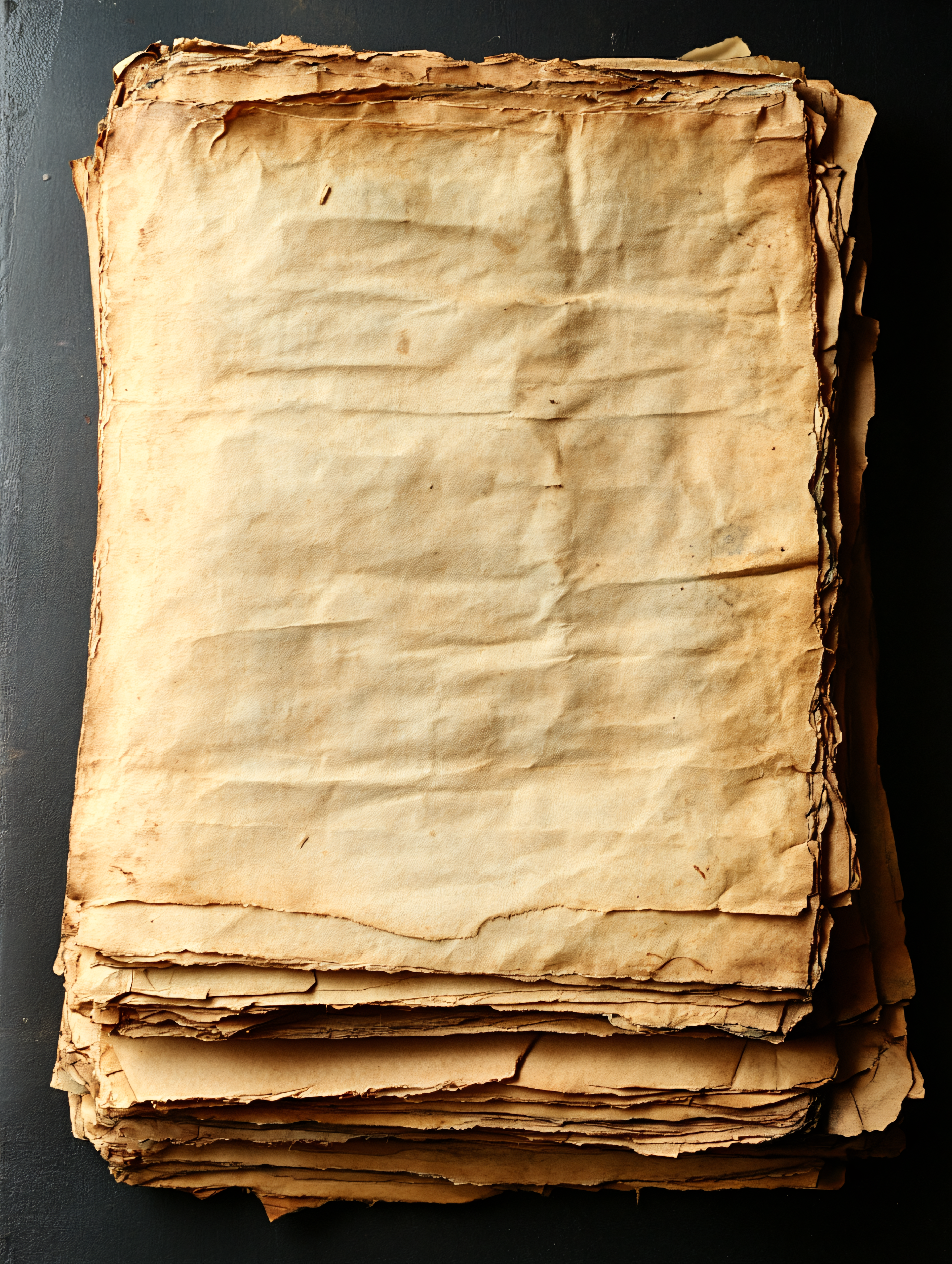 Stacked Old Papers