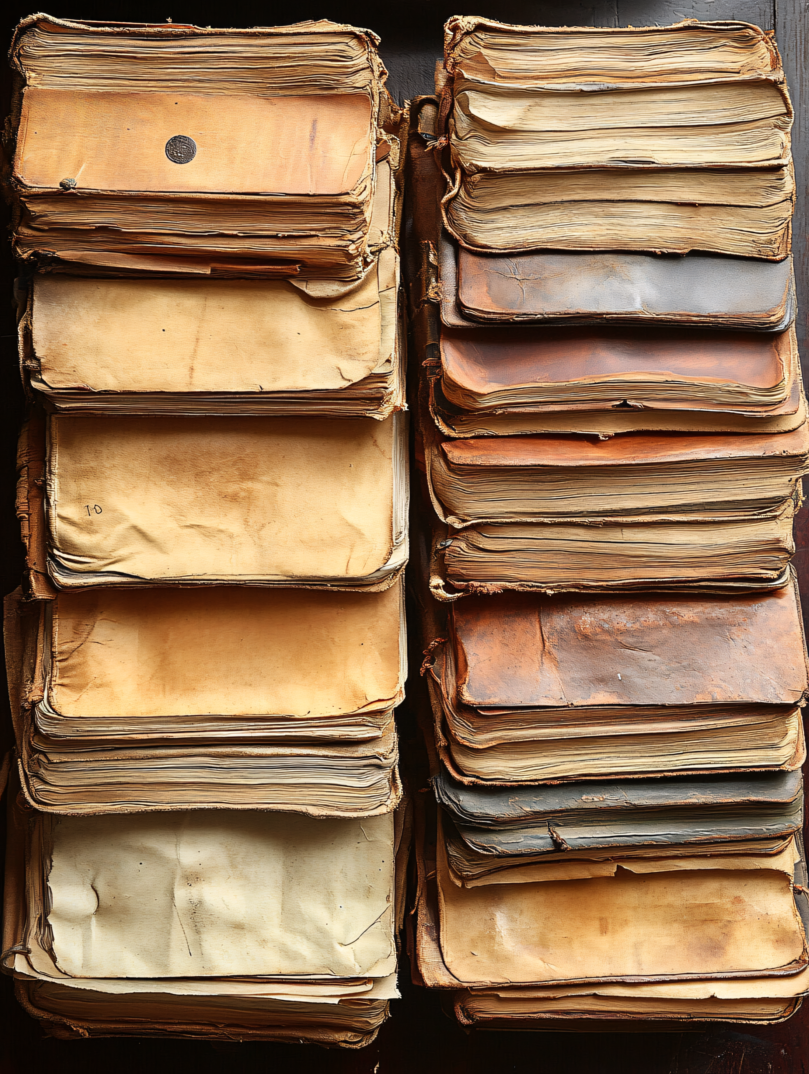Stacks Of Antique Books
