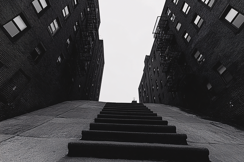 Stairway Between Buildings