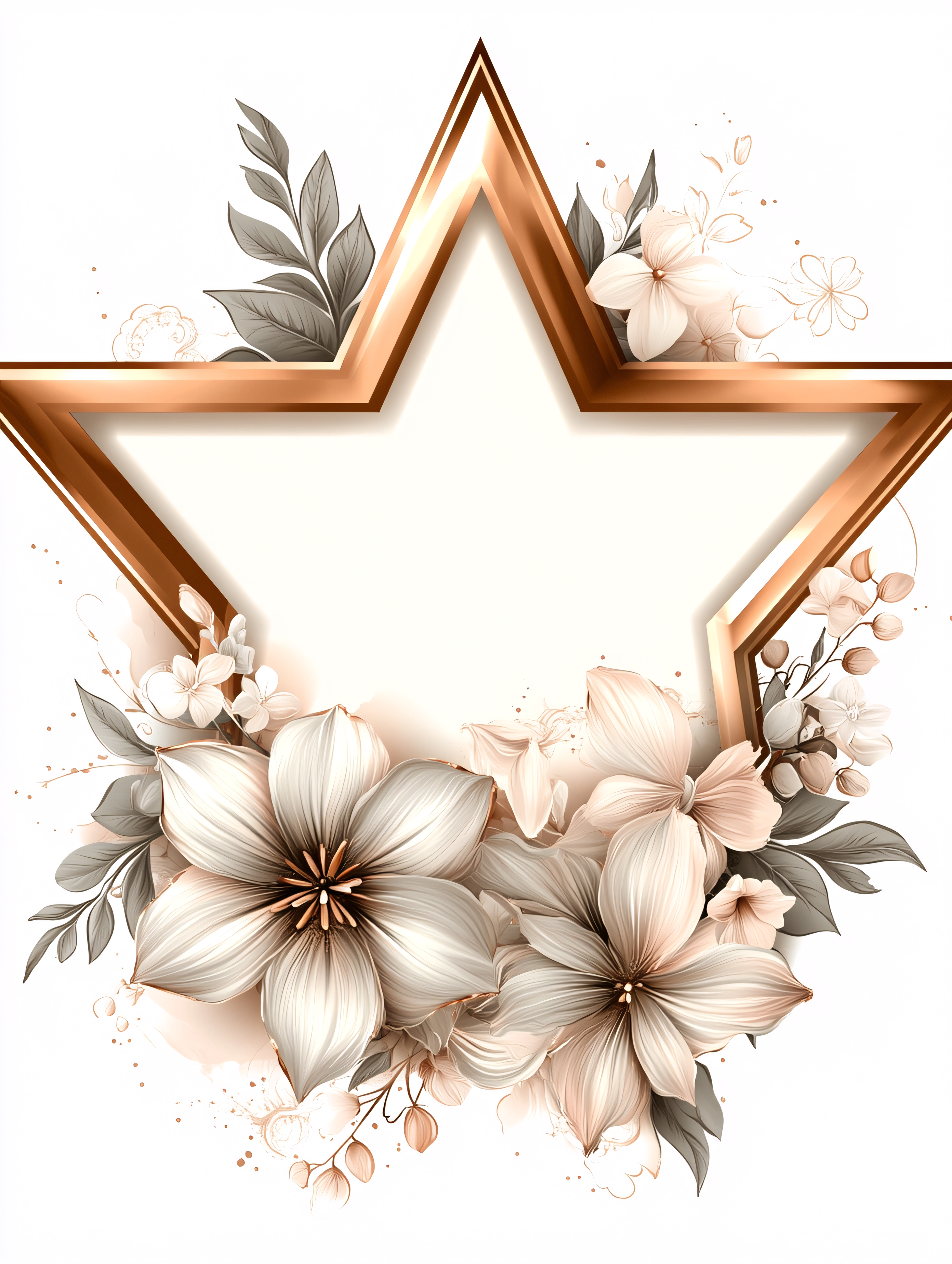 Star Frame, Floral Design