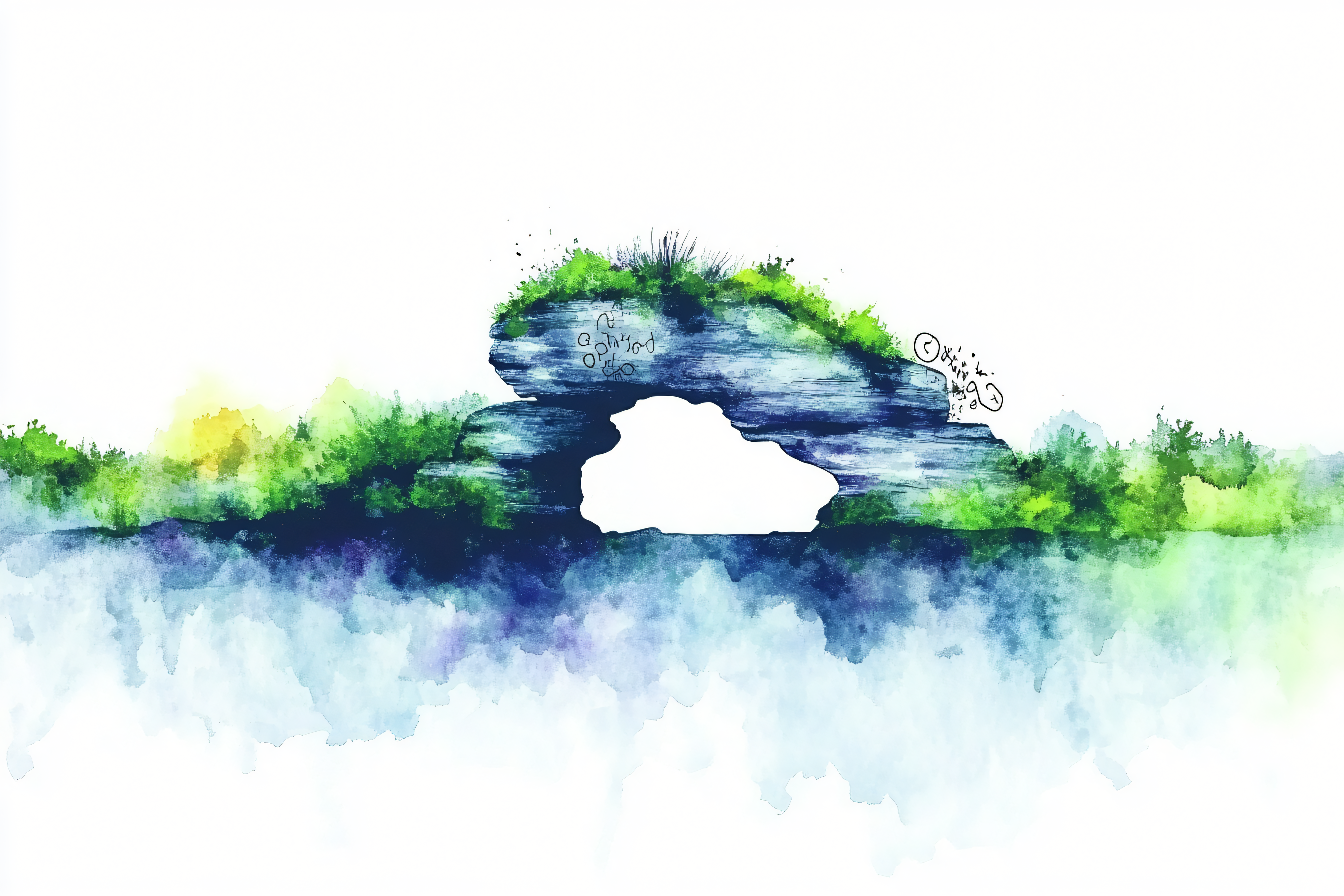 Stone Arch Watercolor