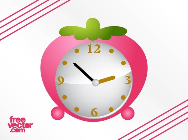 Strawberry Alarm Clock Free Vector