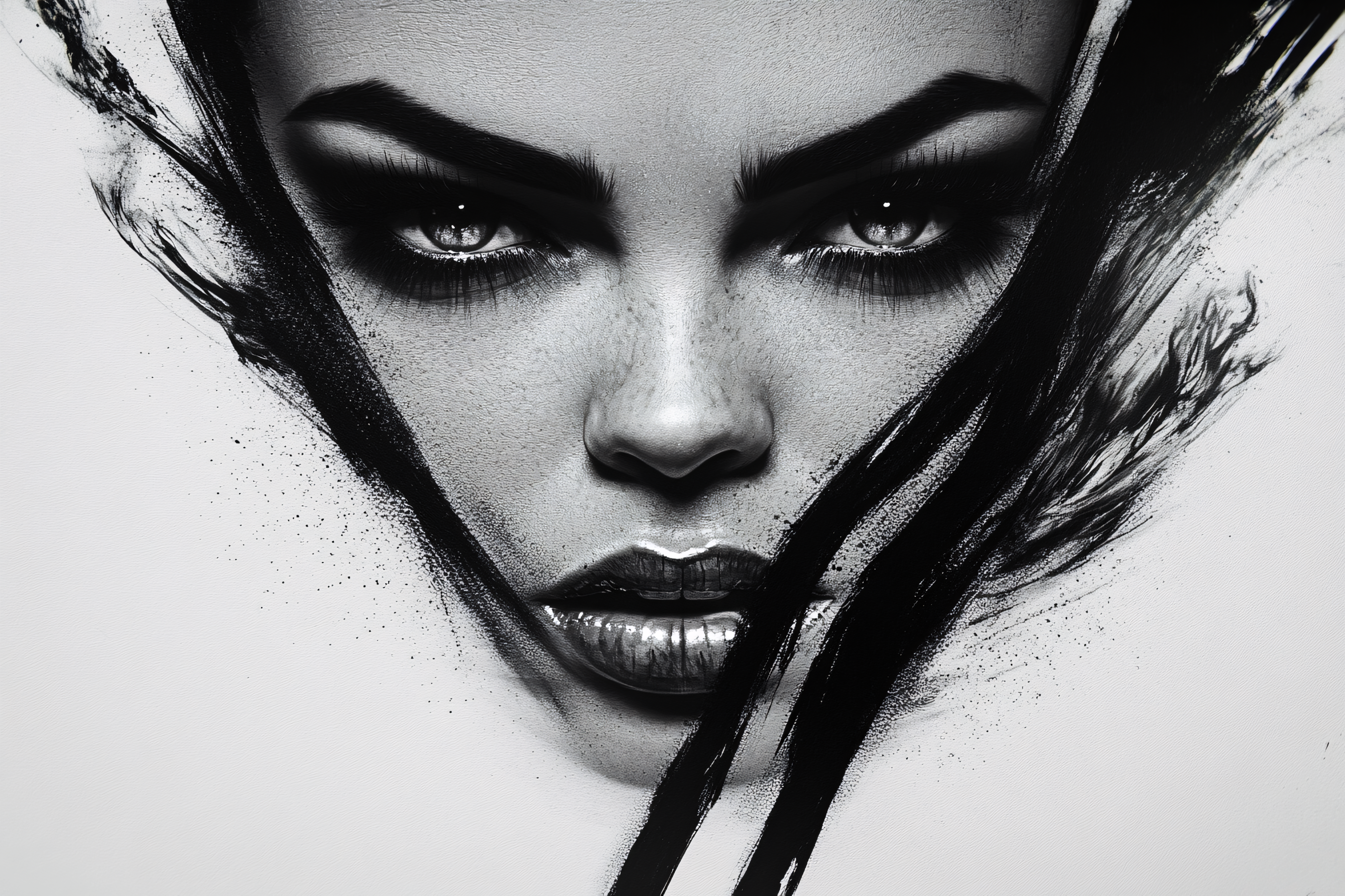 Striking Gaze Portrait