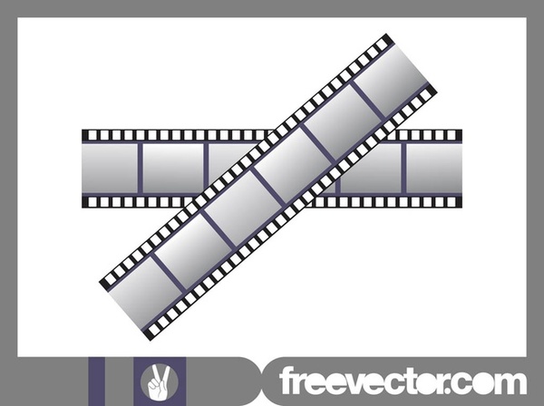Strips of Film Free Vector