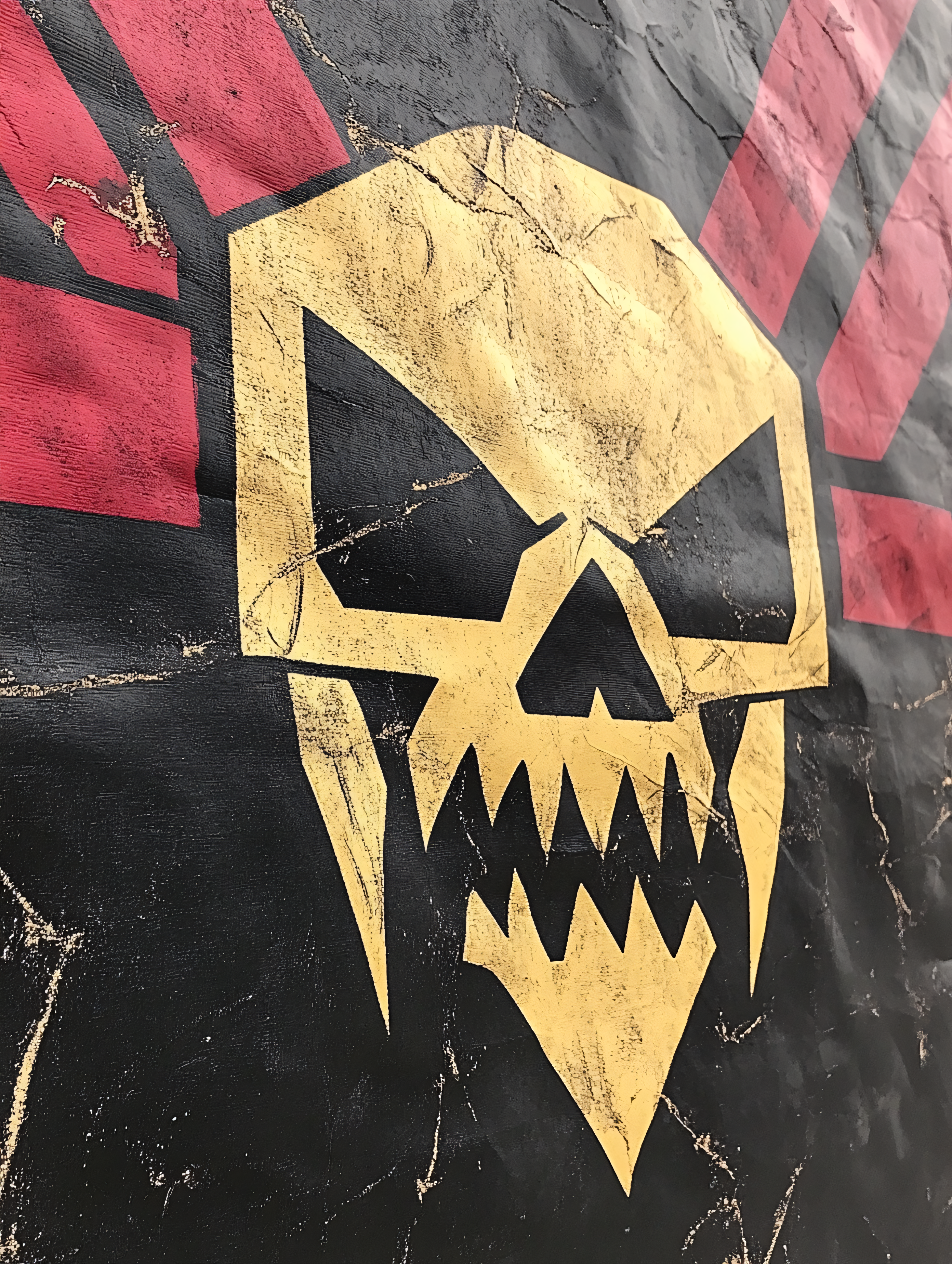 Stylized Angular Skull