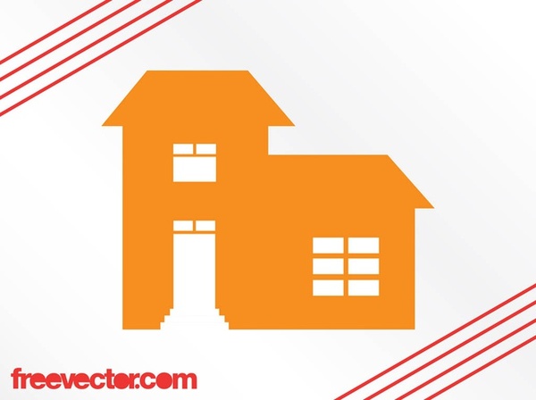 Stylized Building Image Free Vector