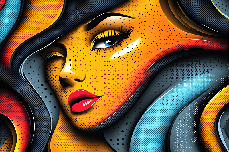 Stylized Female Face