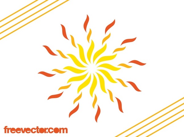 Stylized Flower Blossom Free Vector