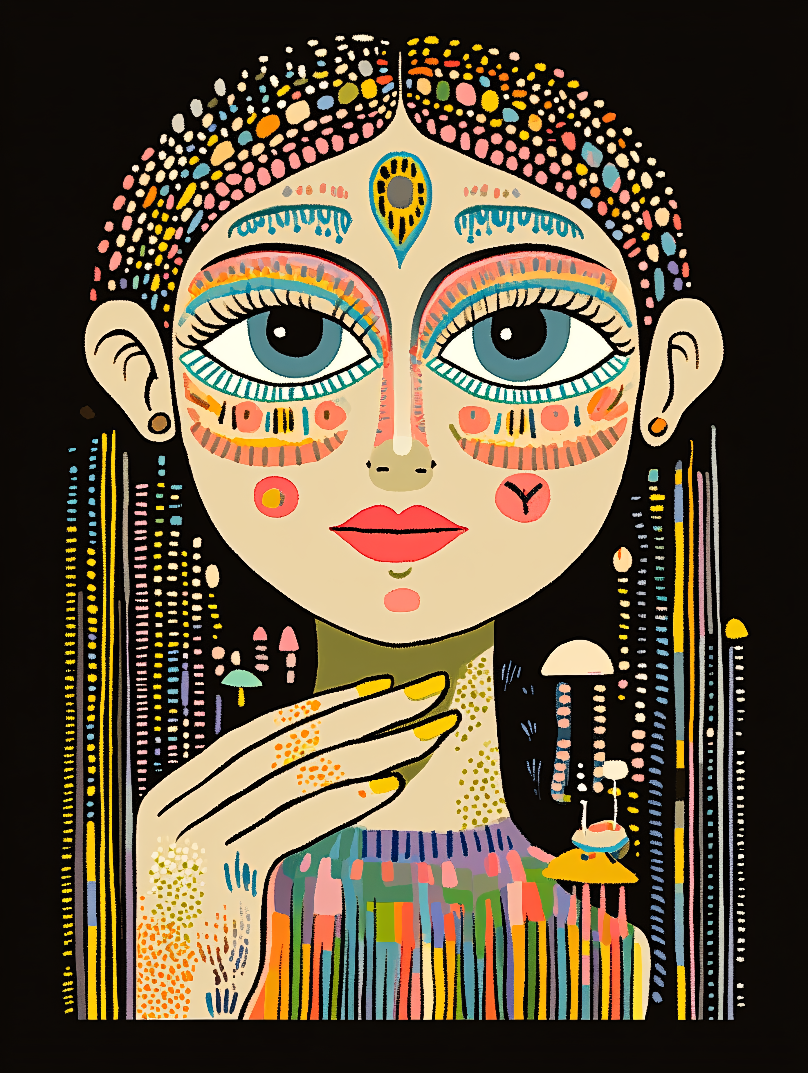 Stylized Portrait Of A Woman