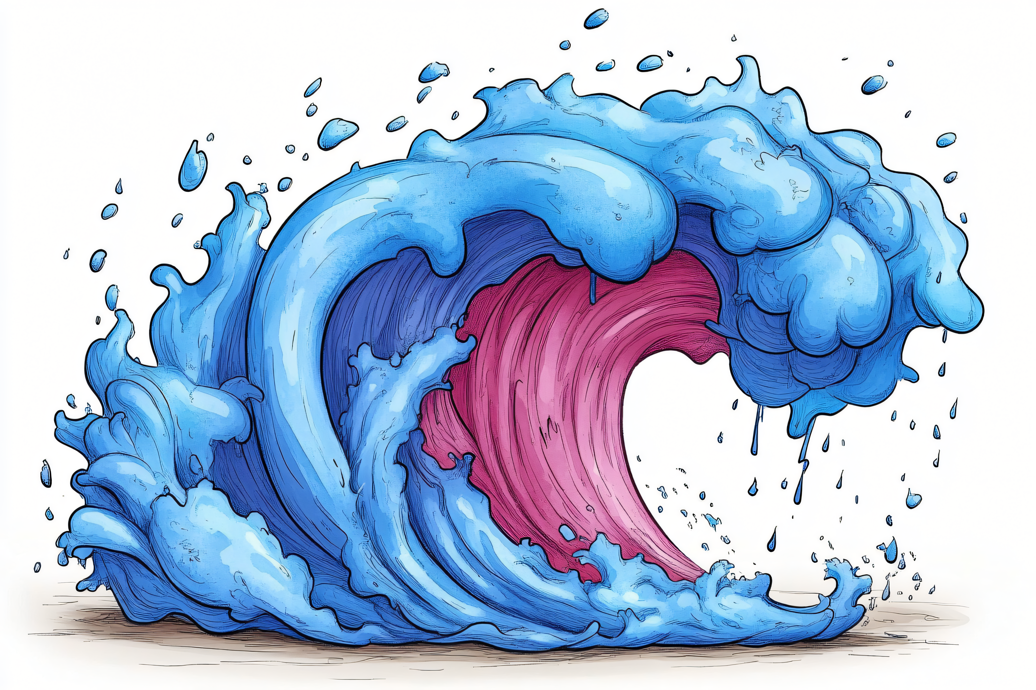 Stylized Water Wave