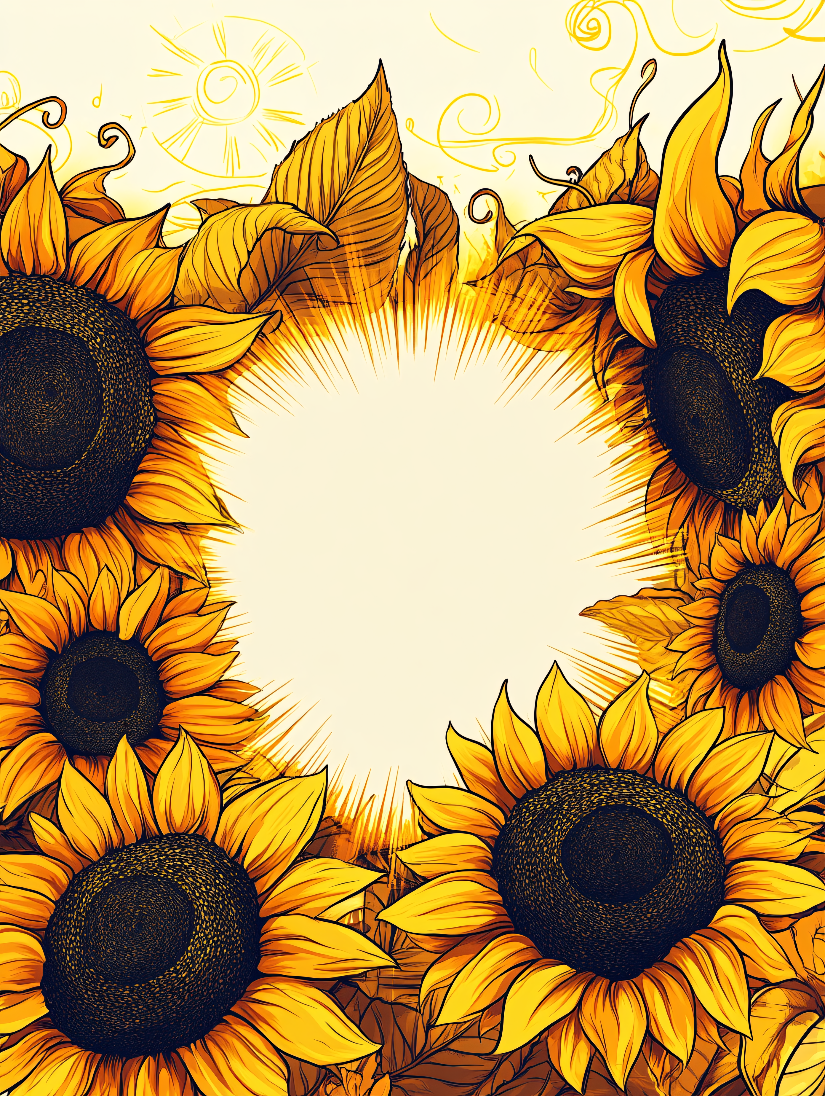 Sunflowers in Bloom