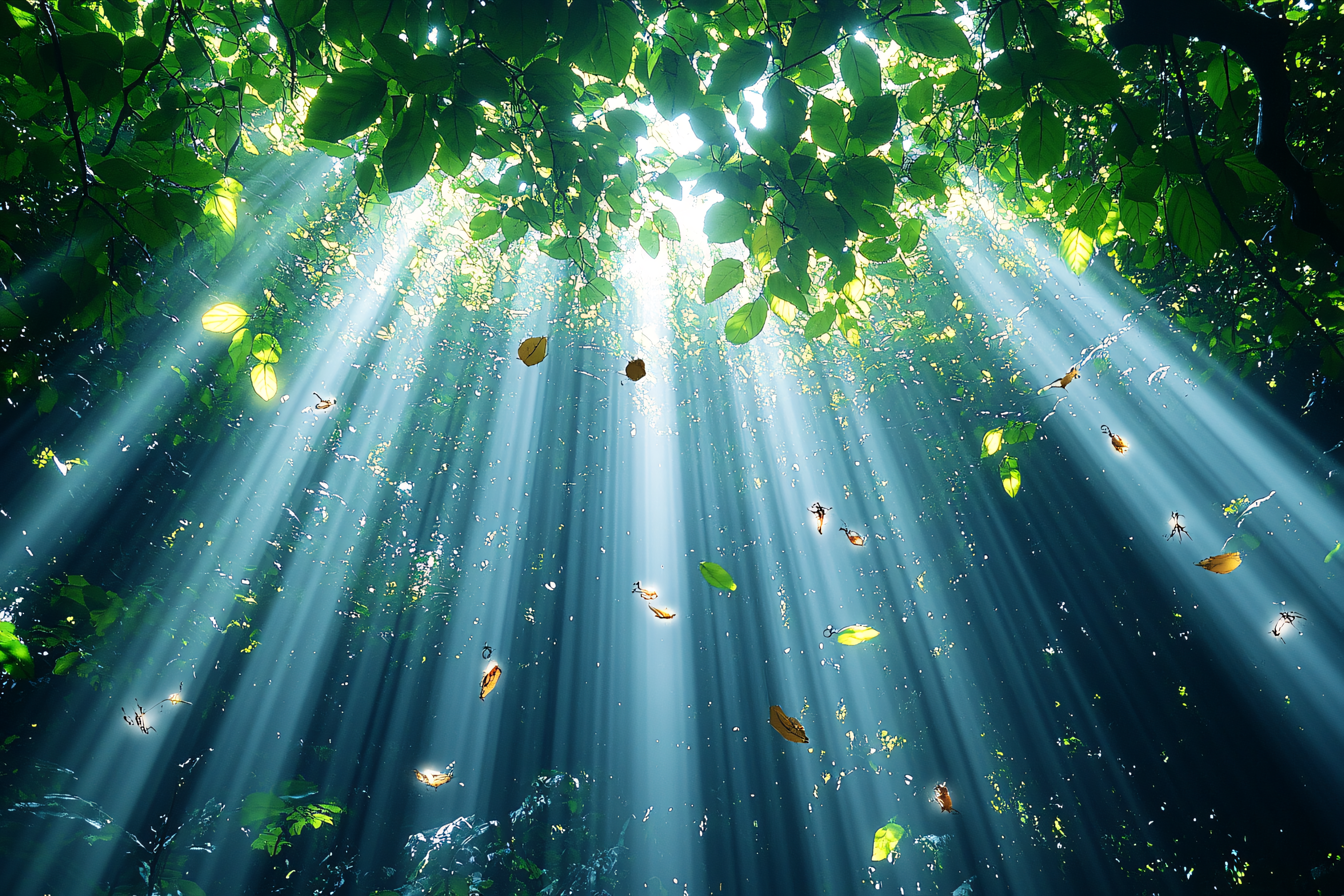 Sunlight In Forest