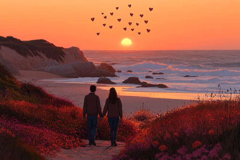 Sunset Beach Romance