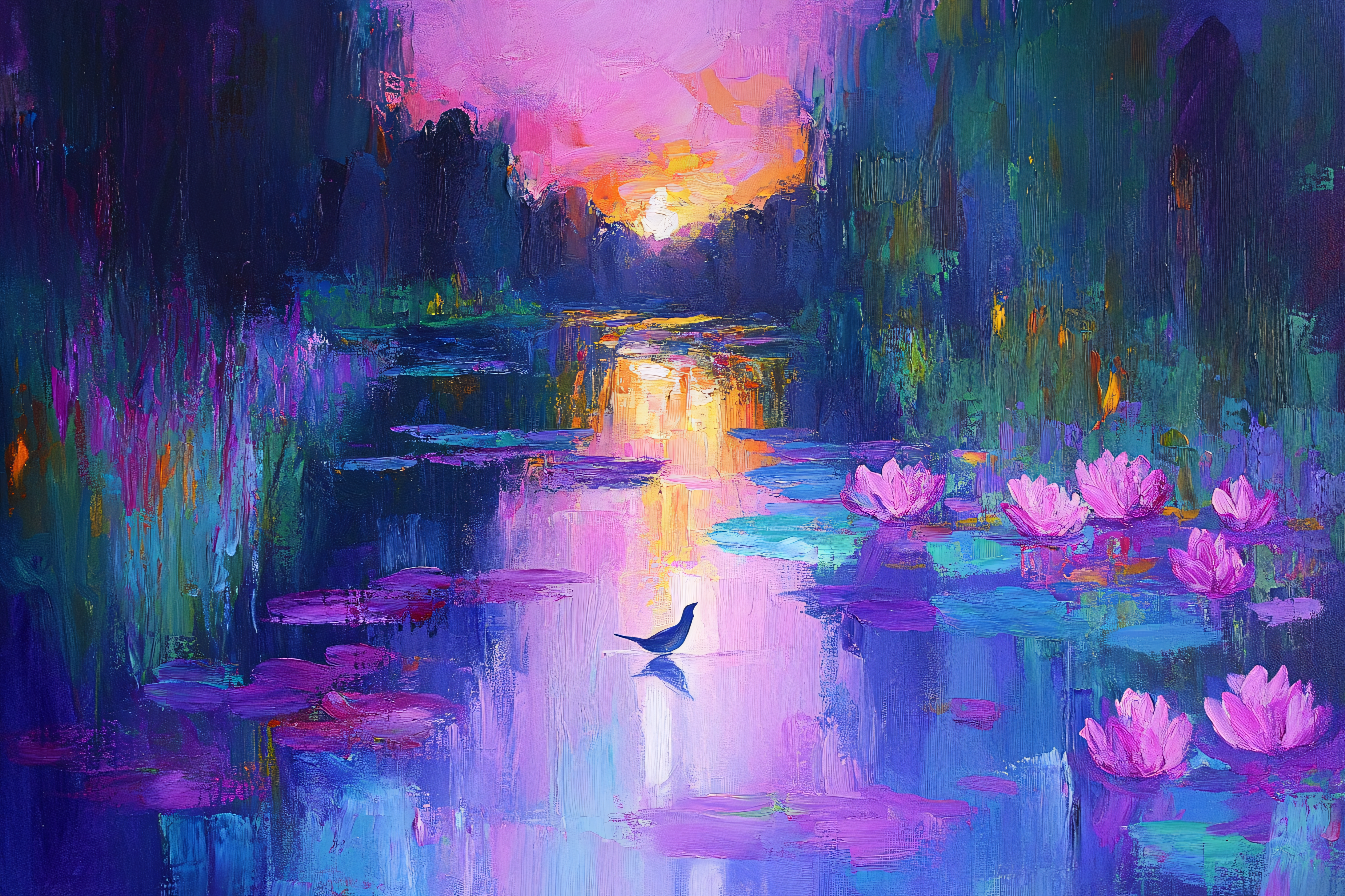 Sunset Lilies