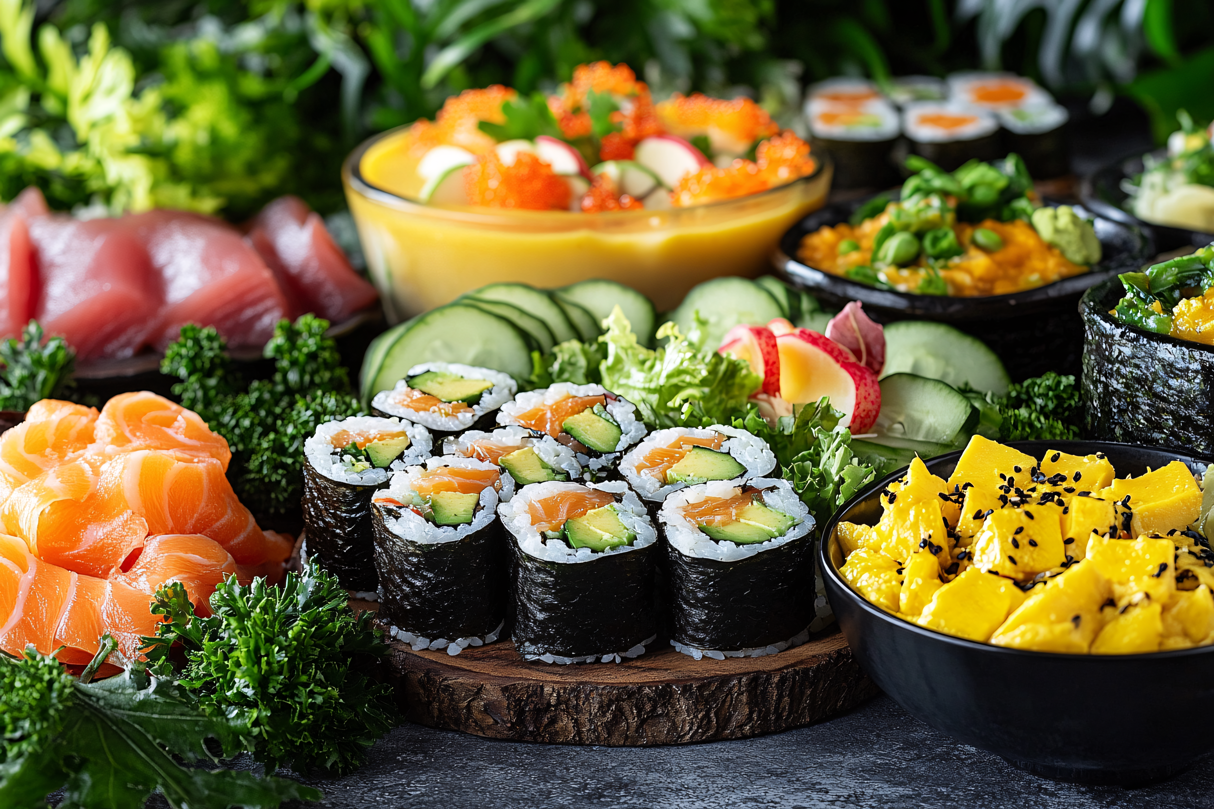 Sushi And Sashimi Feast