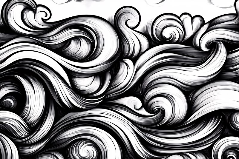 Swirling Abstract Lines