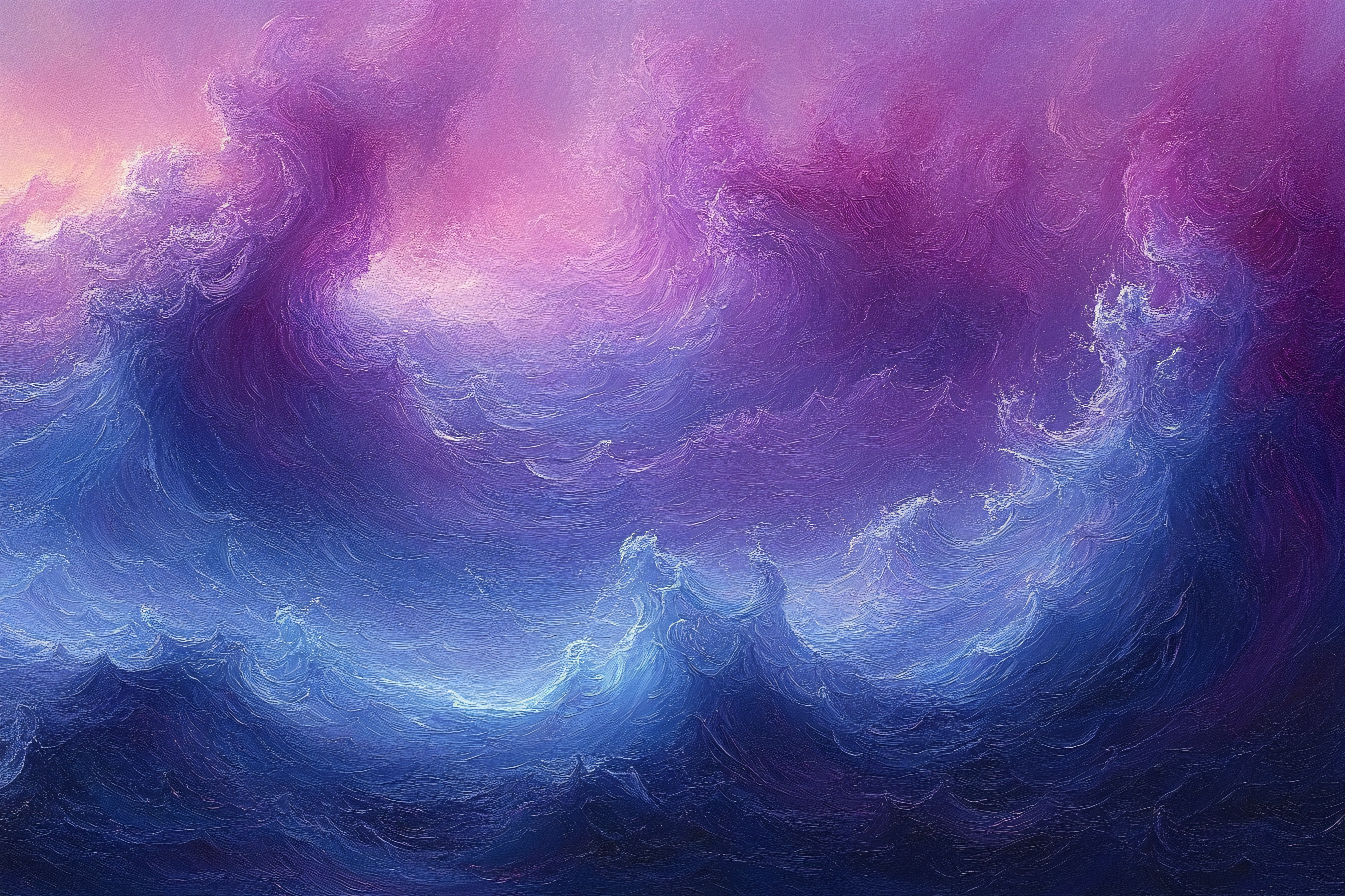 Swirling Ocean Waves