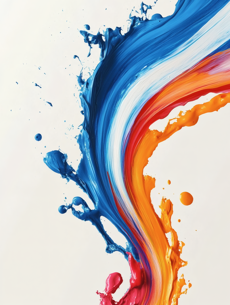 Swirling Paint Colors