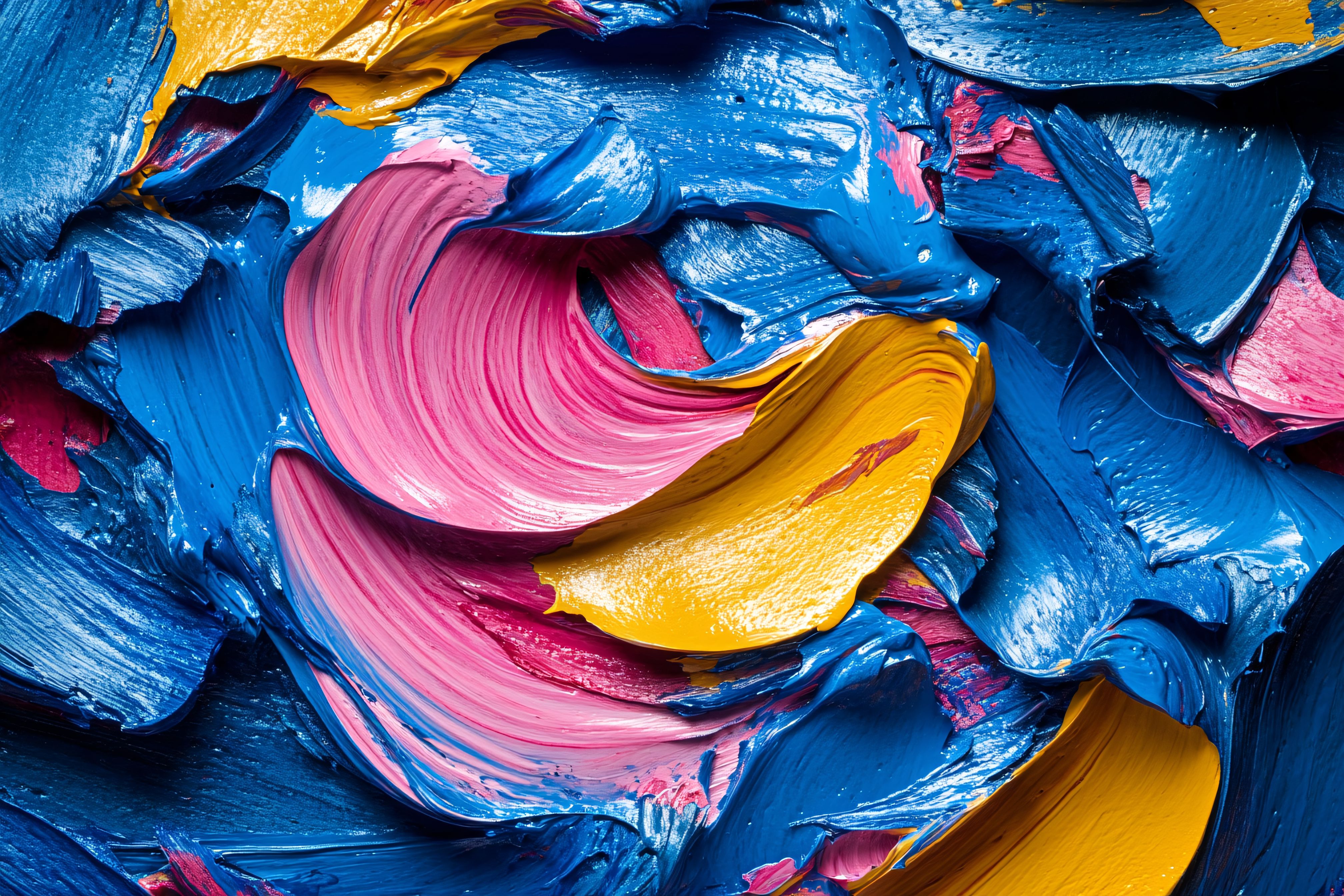 Swirling Palette of Colors