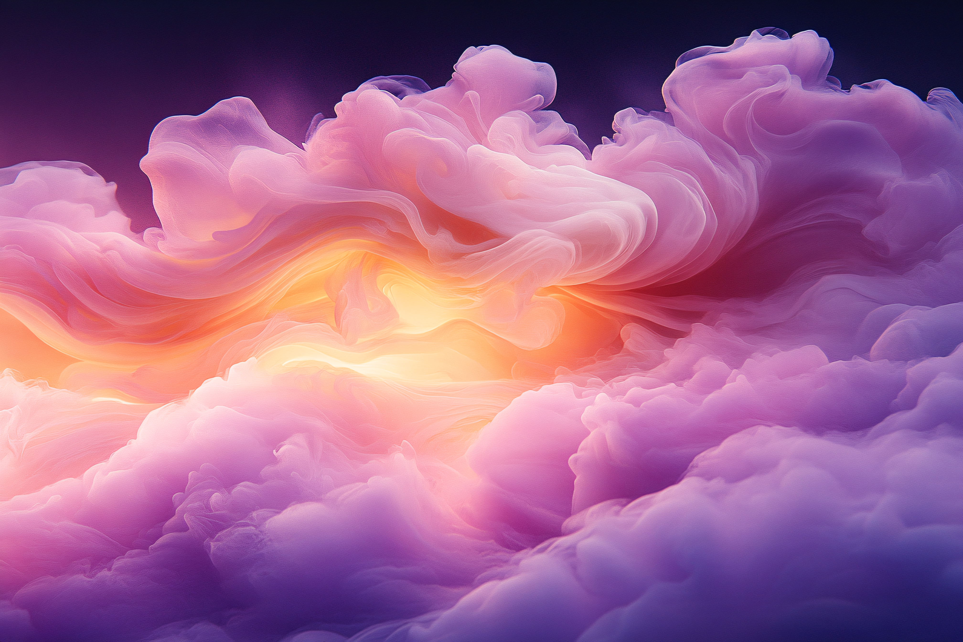 Swirling Pastel Clouds