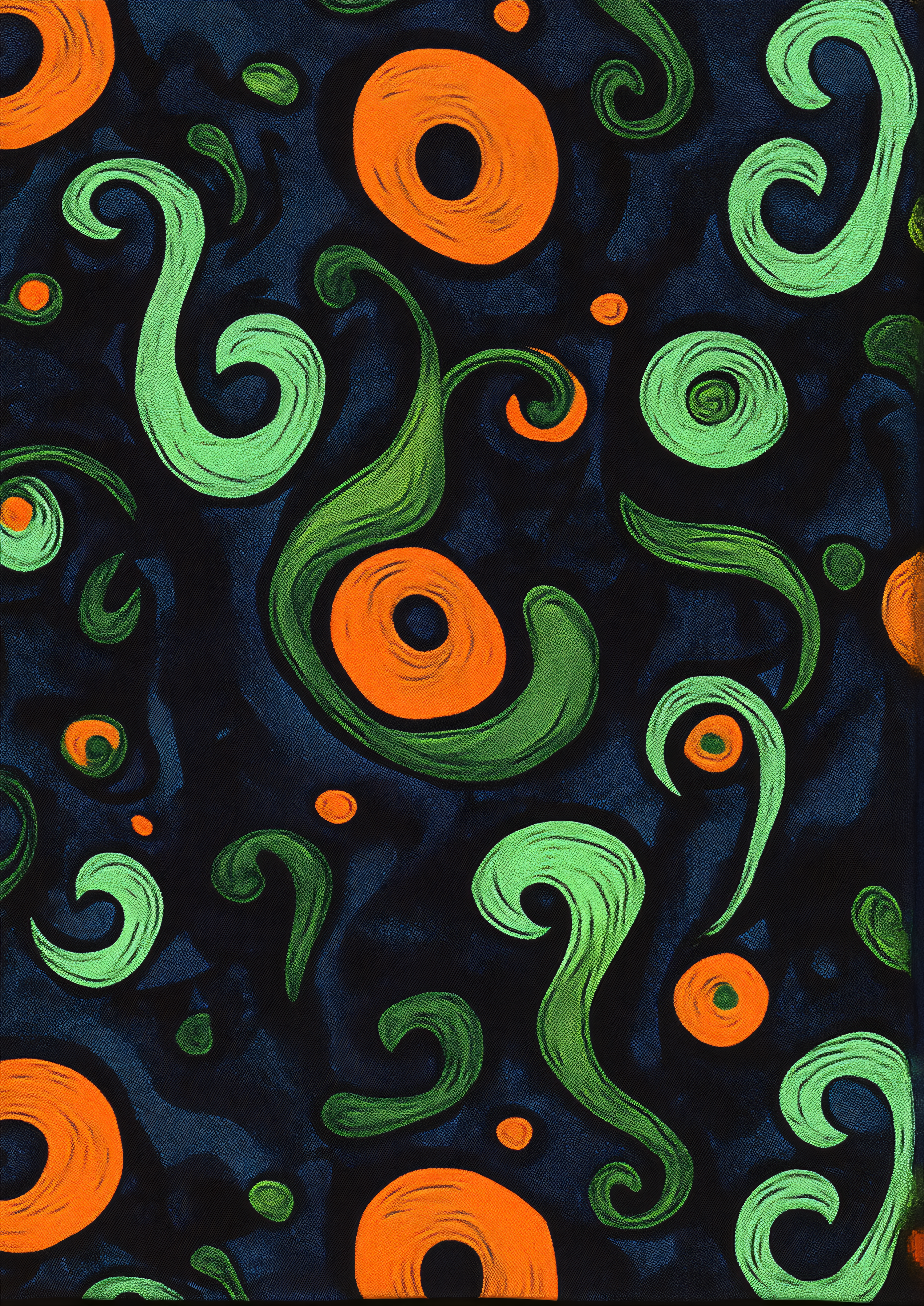Swirling Shapes Pattern