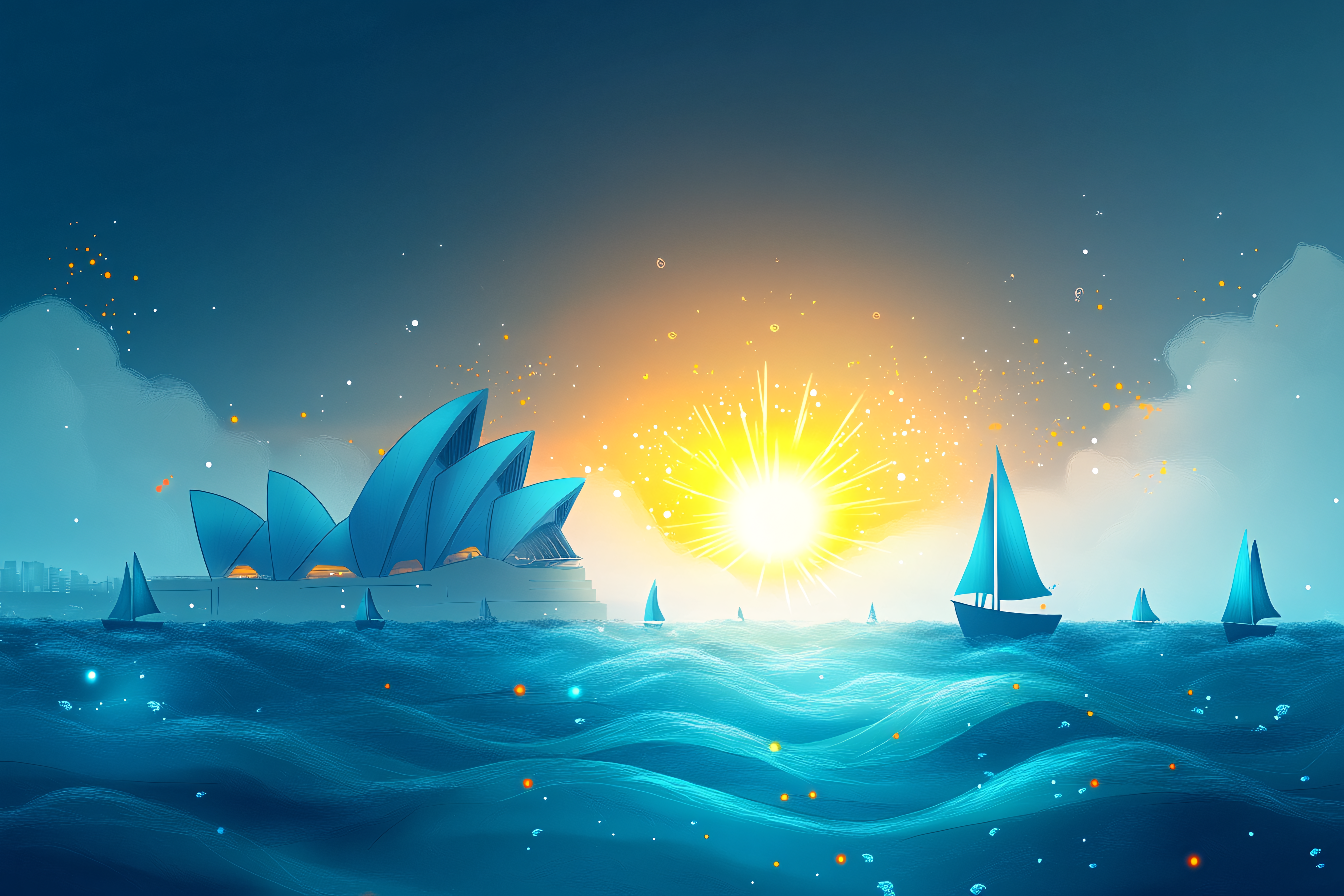 Sydney Opera House Sunset