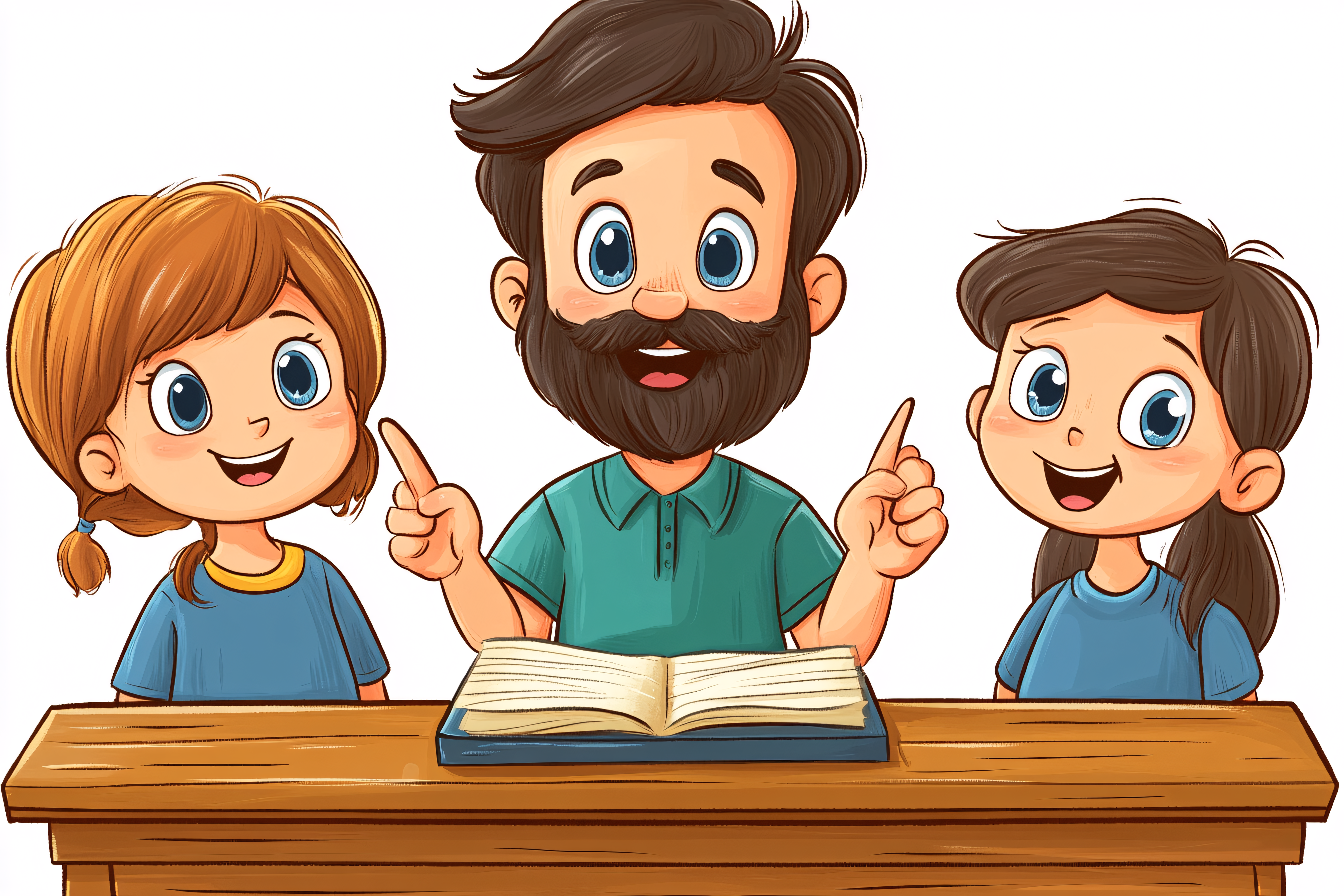 Teacher Explaining Lesson To Students