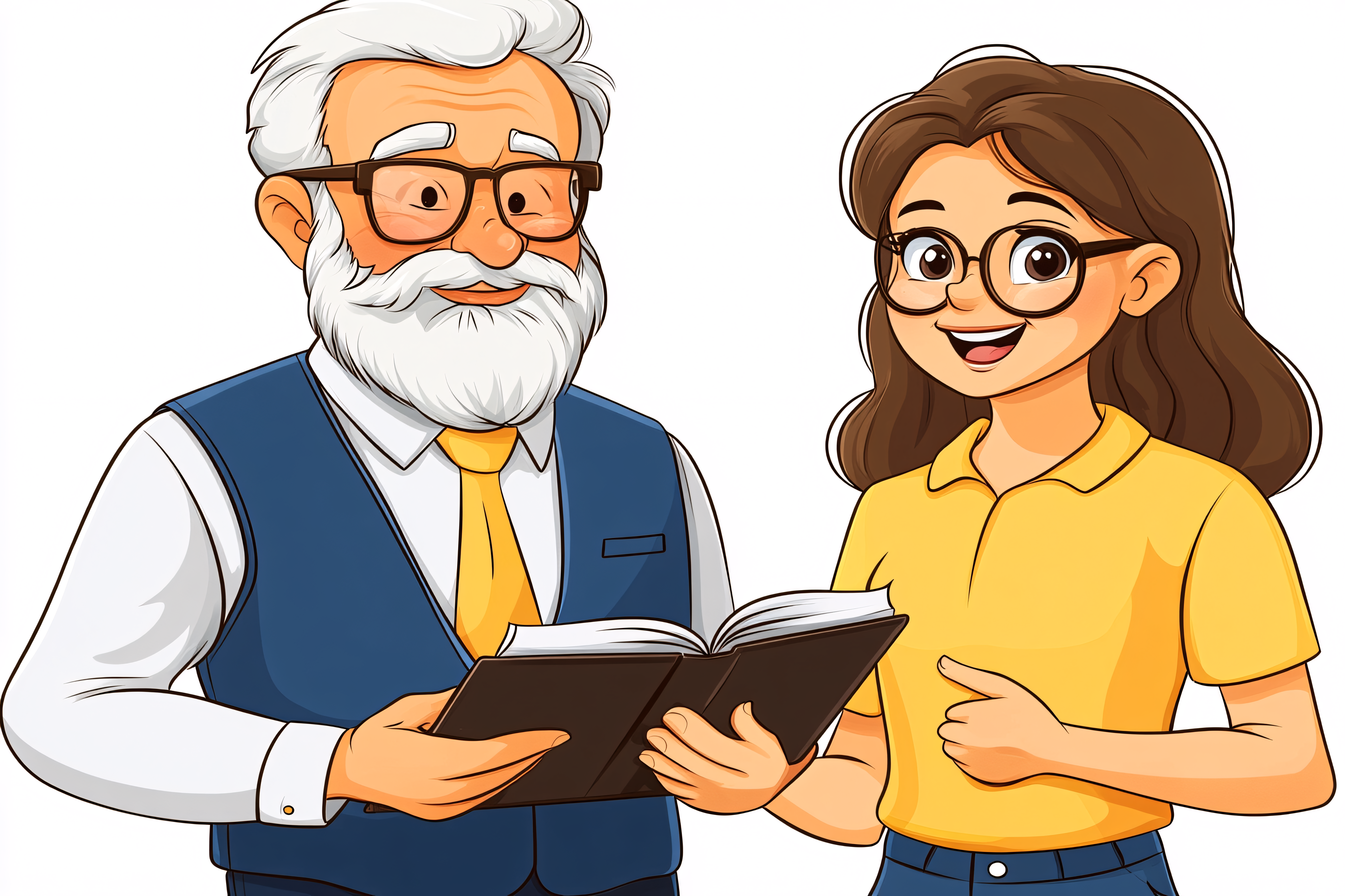 Teacher Mentoring Student