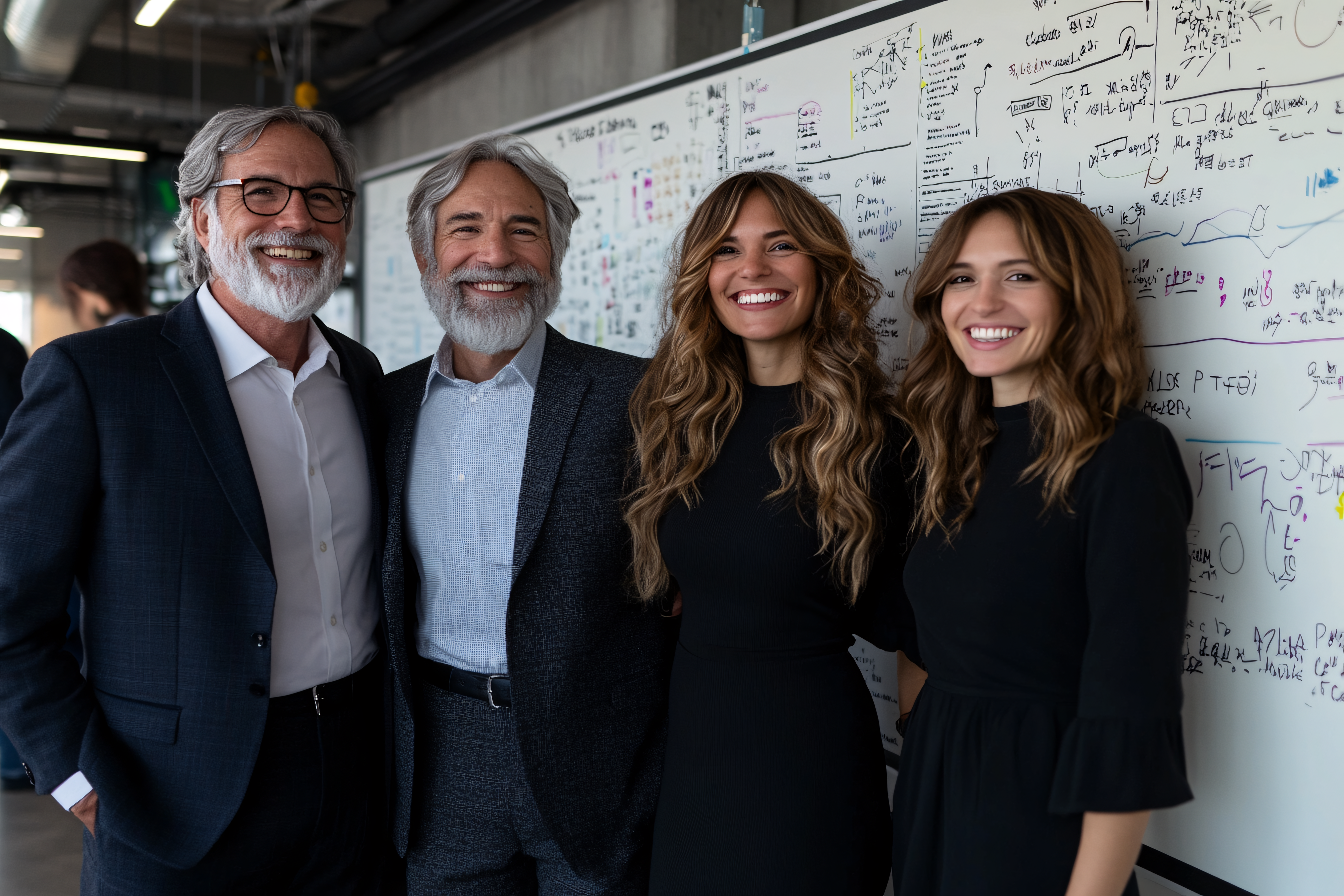 Team Portrait in Office Setting