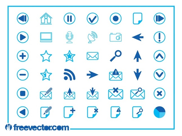 Tech Icon Pack Free Vector