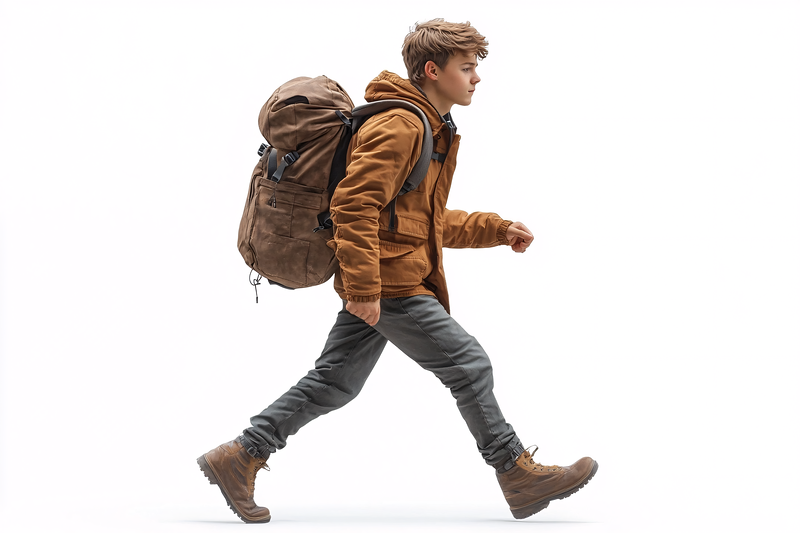 Teenage Boy Hiking