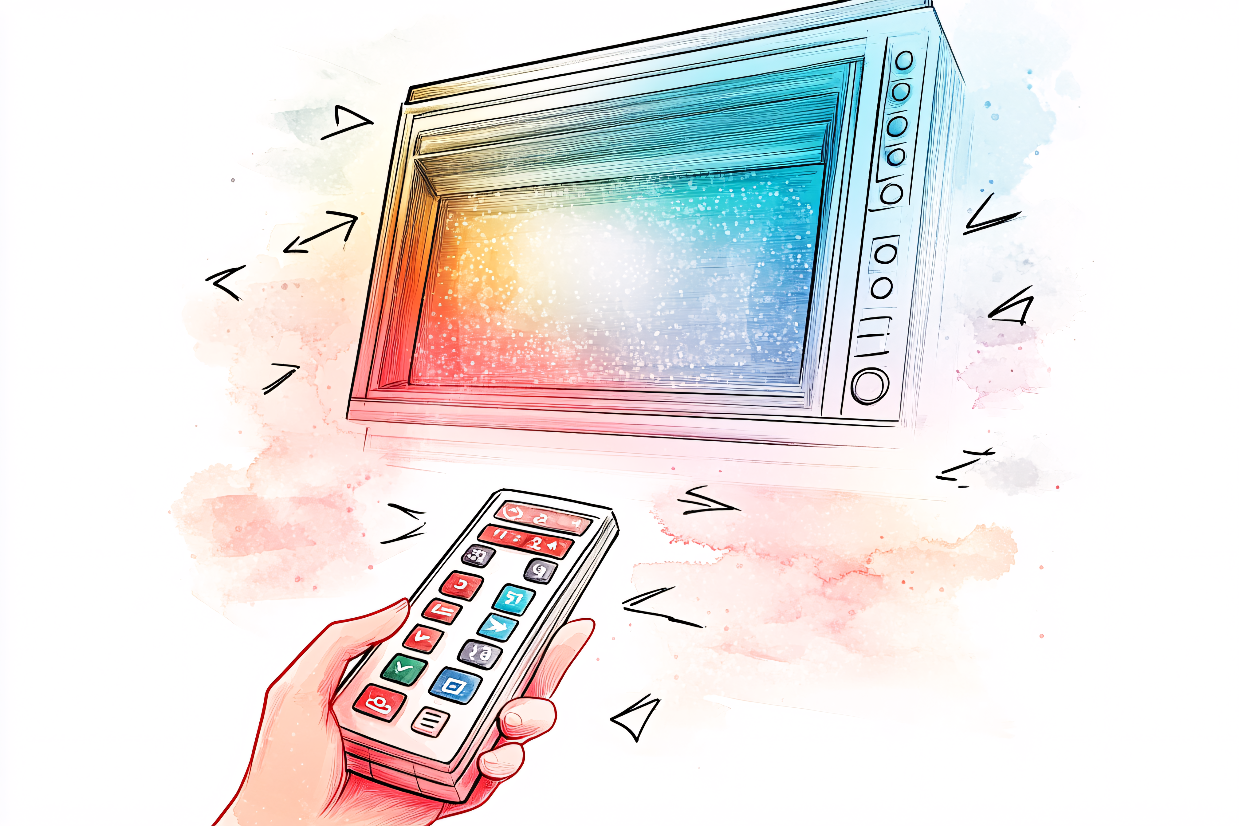 Television and Remote Control