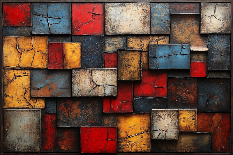 Textured Abstract Blocks