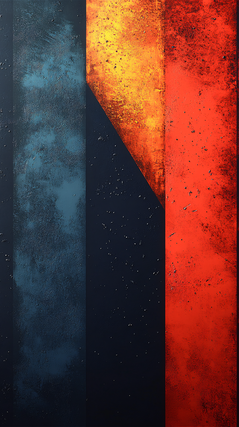 Textured Abstract Color Blocks