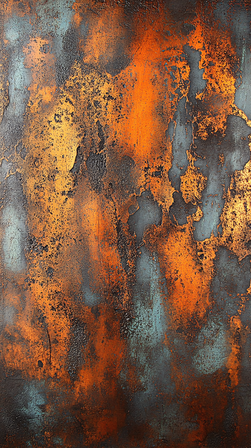 Textured Metallic Patina