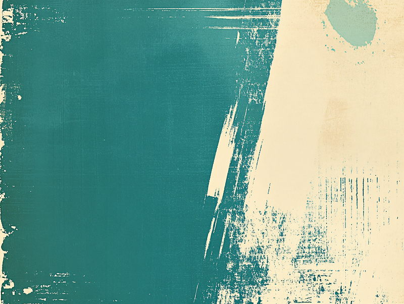 Textured Teal And Beige Abstract Background