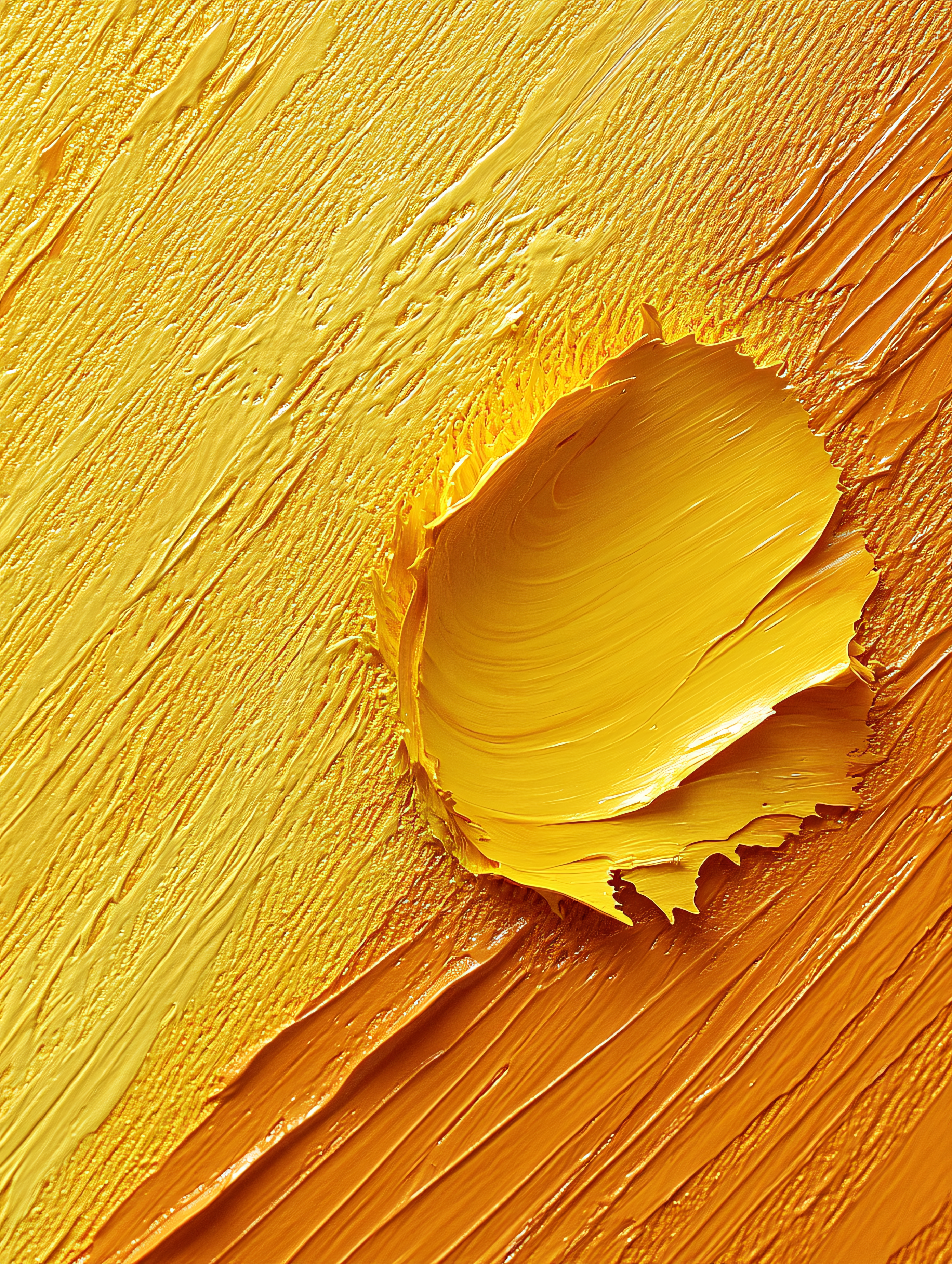 Textured Yellow Brushstrokes
