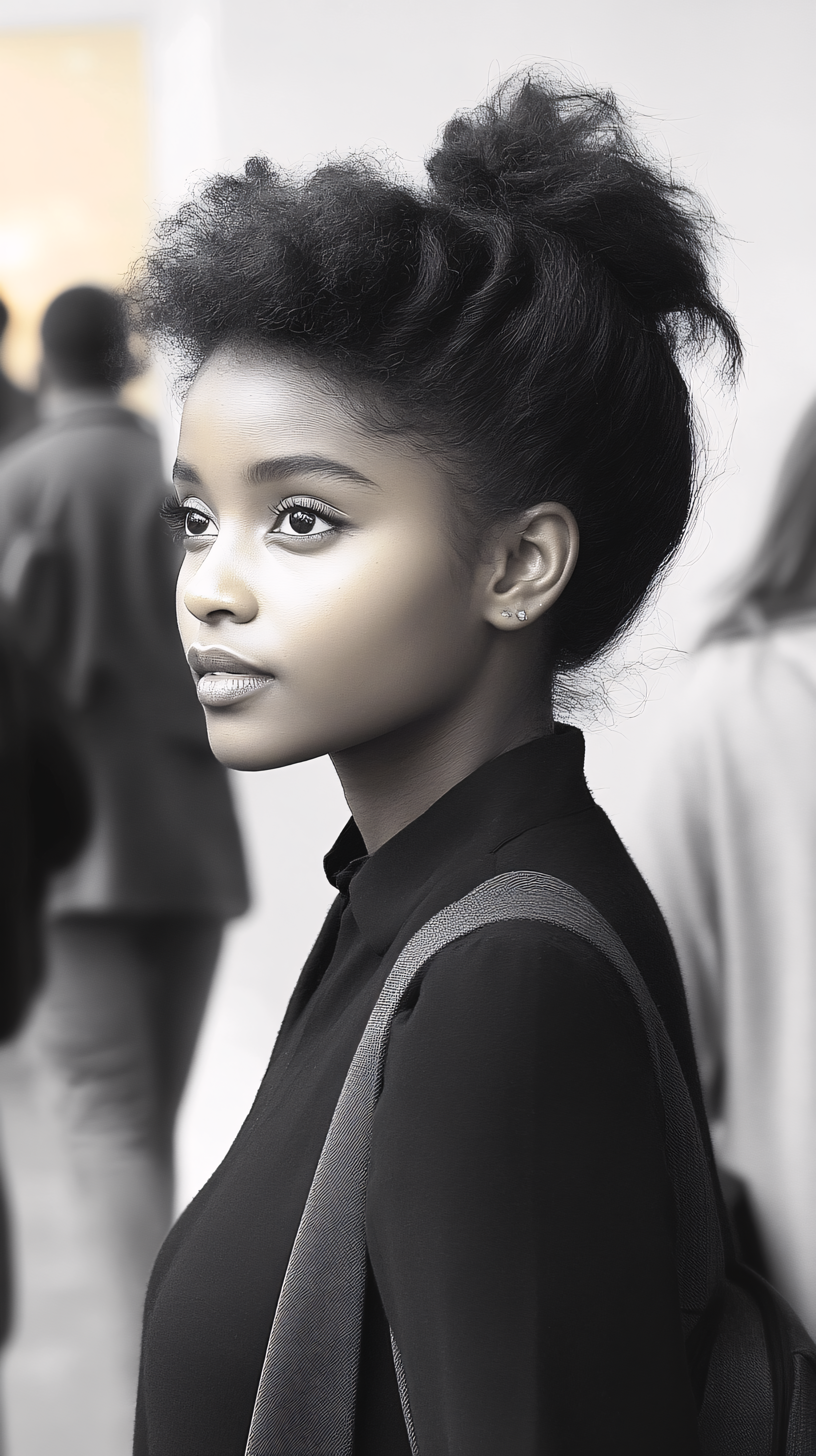 Thoughtful Woman Looking Away Portrait