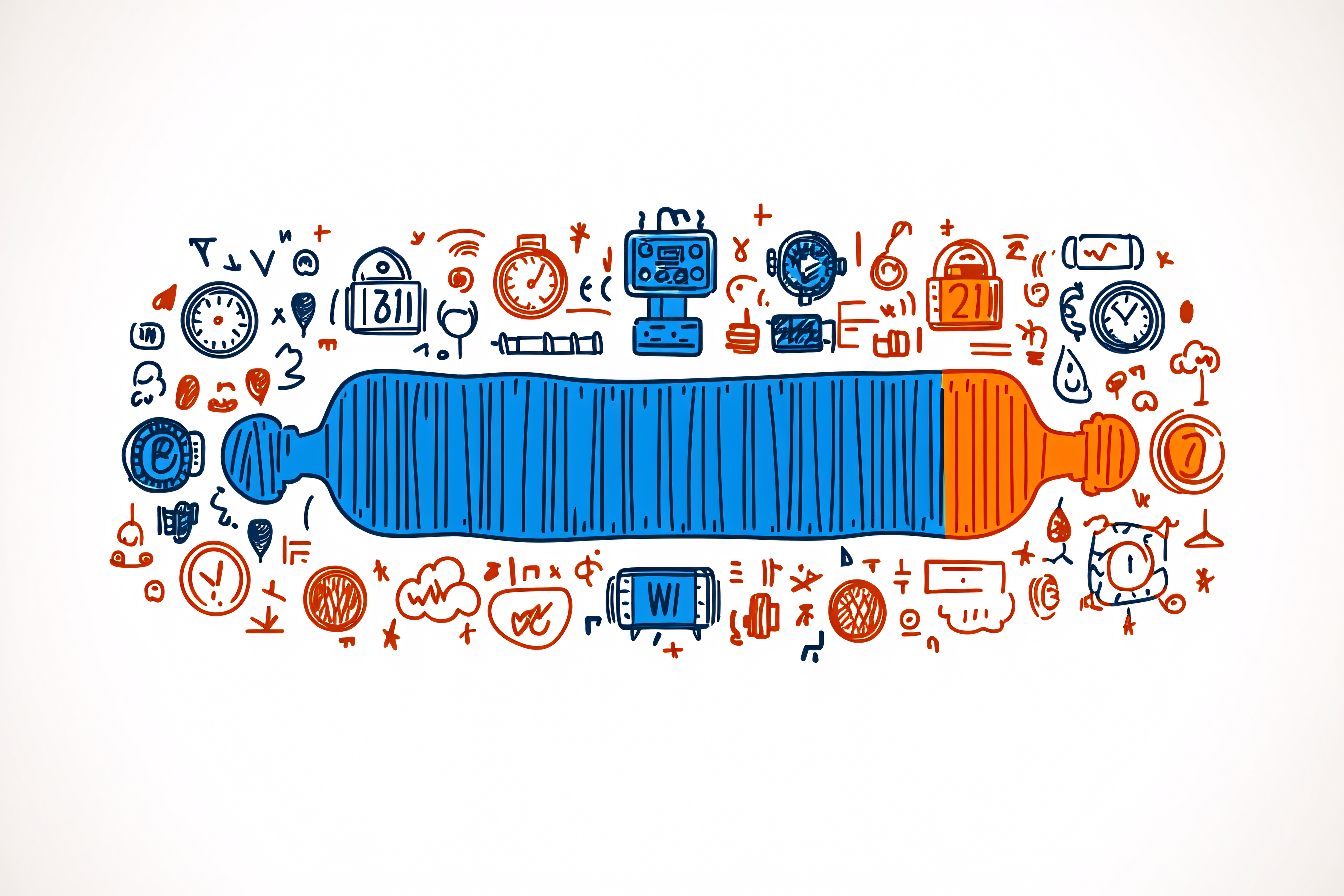 Timeline Progress Illustration