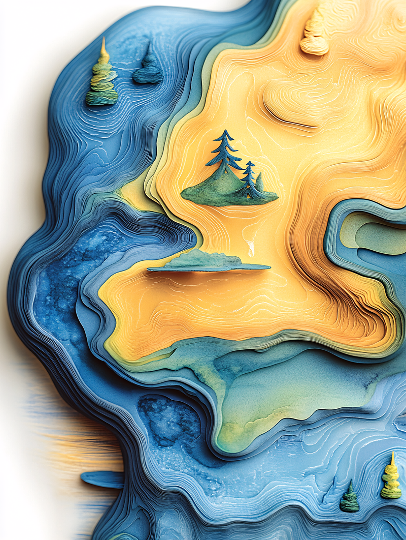 Topographic Map Layers