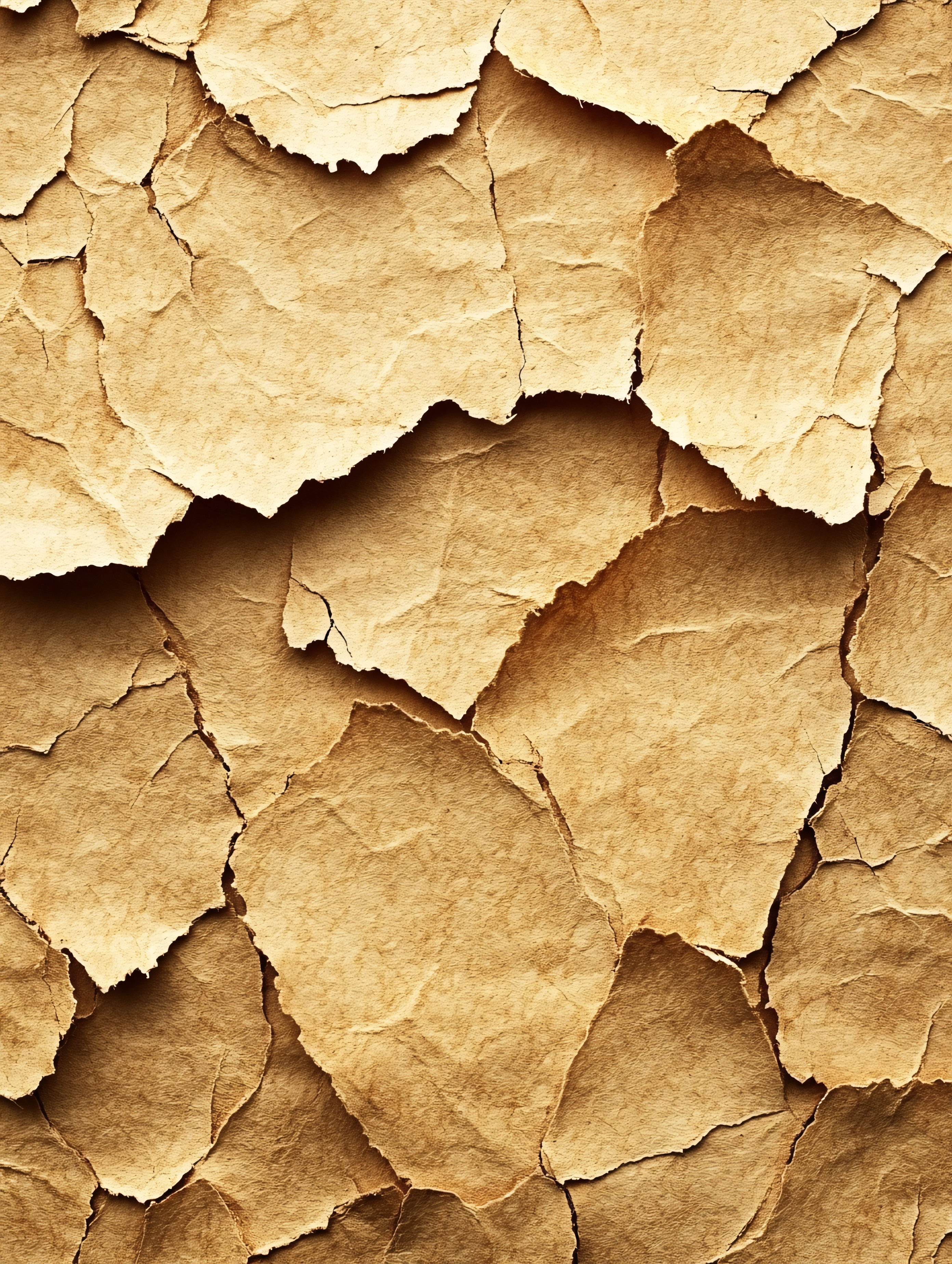 Torn Beige Paper Texture