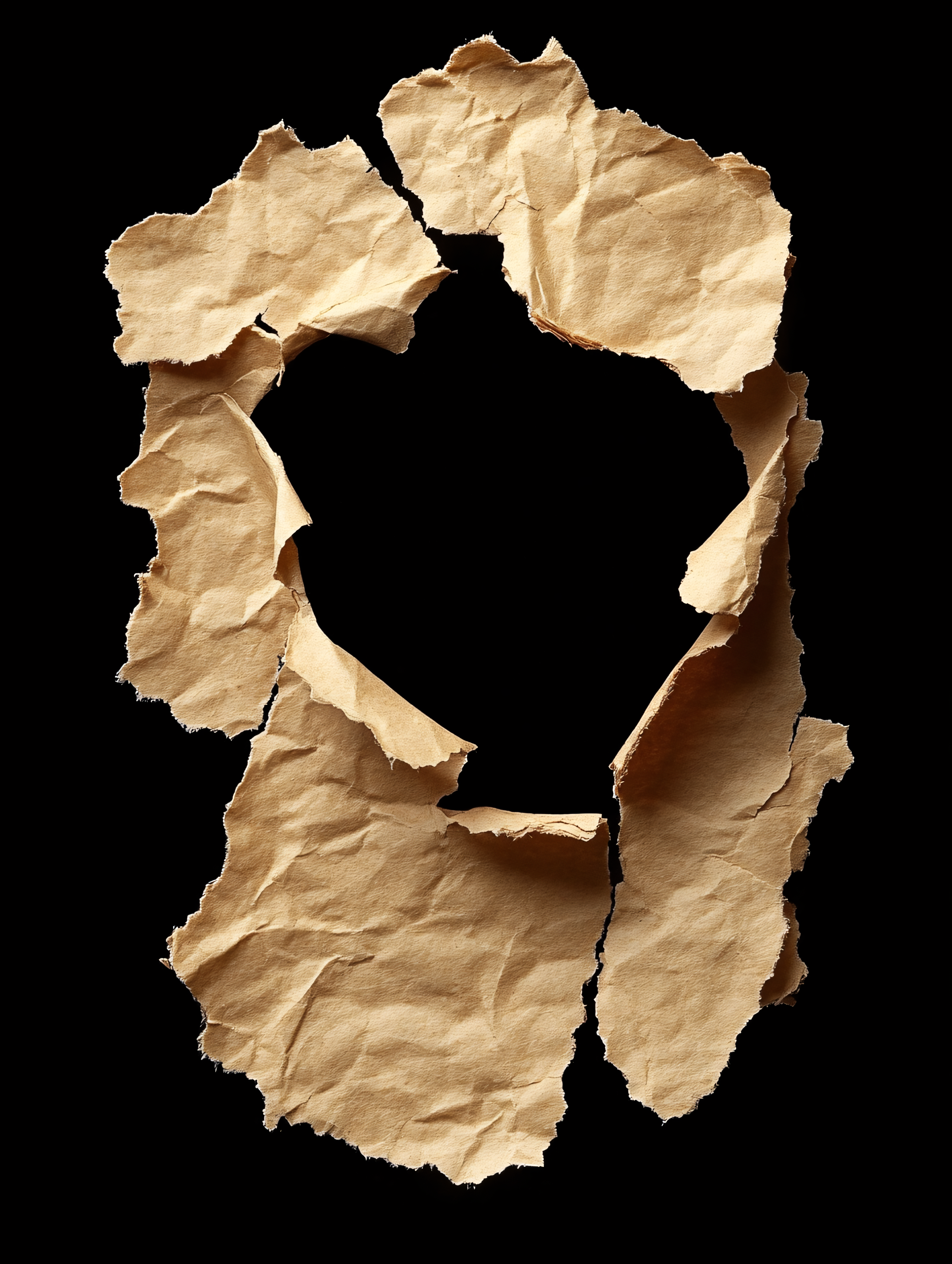 Torn Brown Paper Hole
