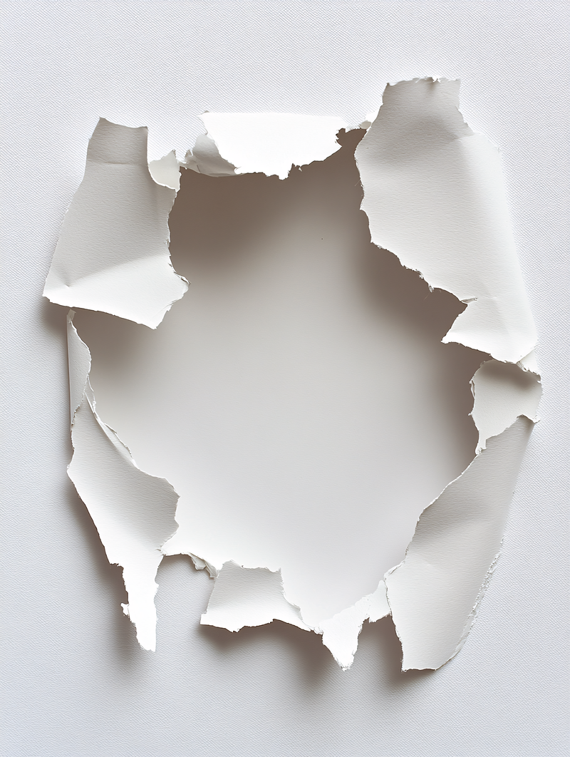Torn Paper Hole