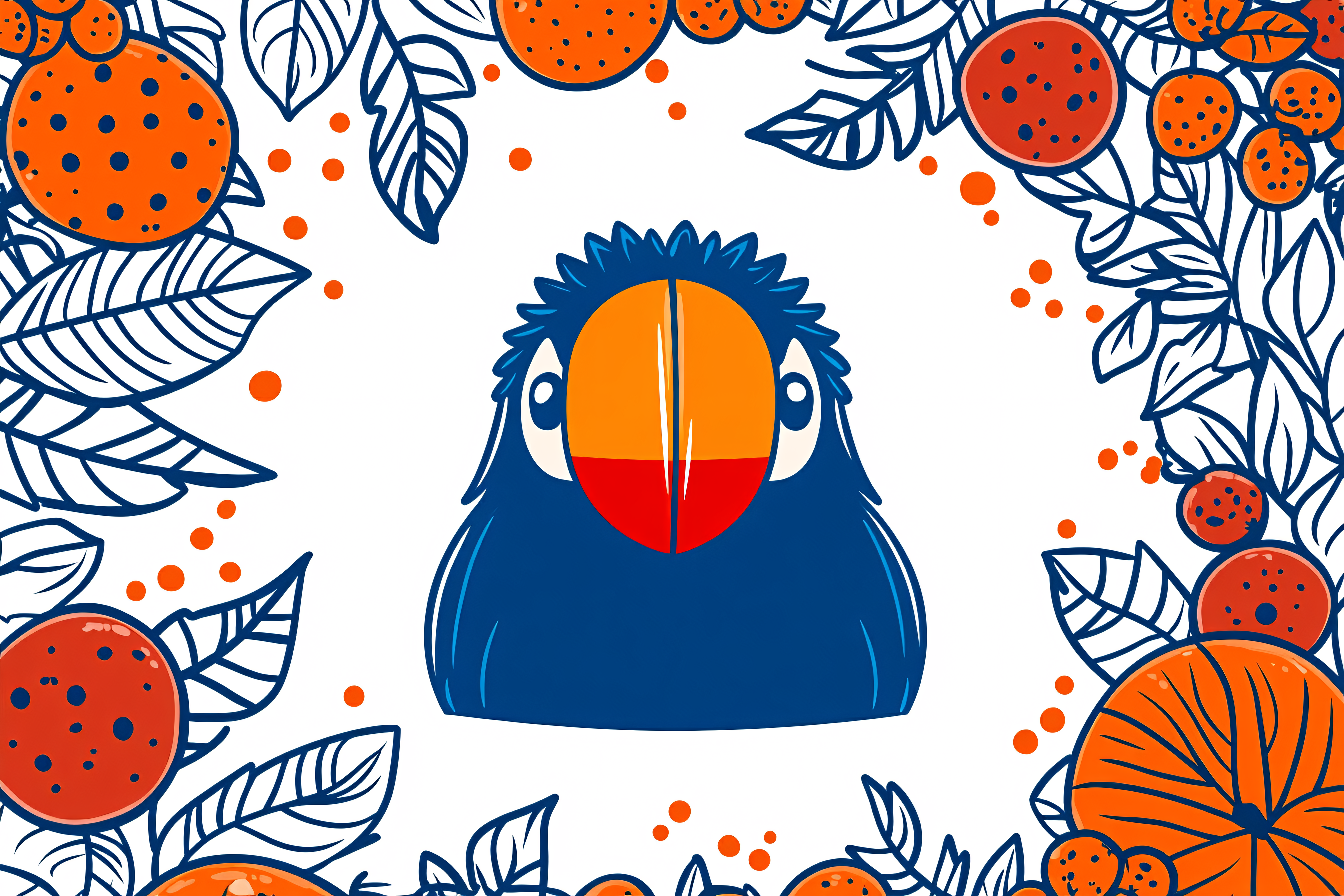 Toucan and Oranges