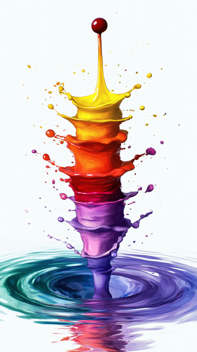 Tower of Splashing Colors